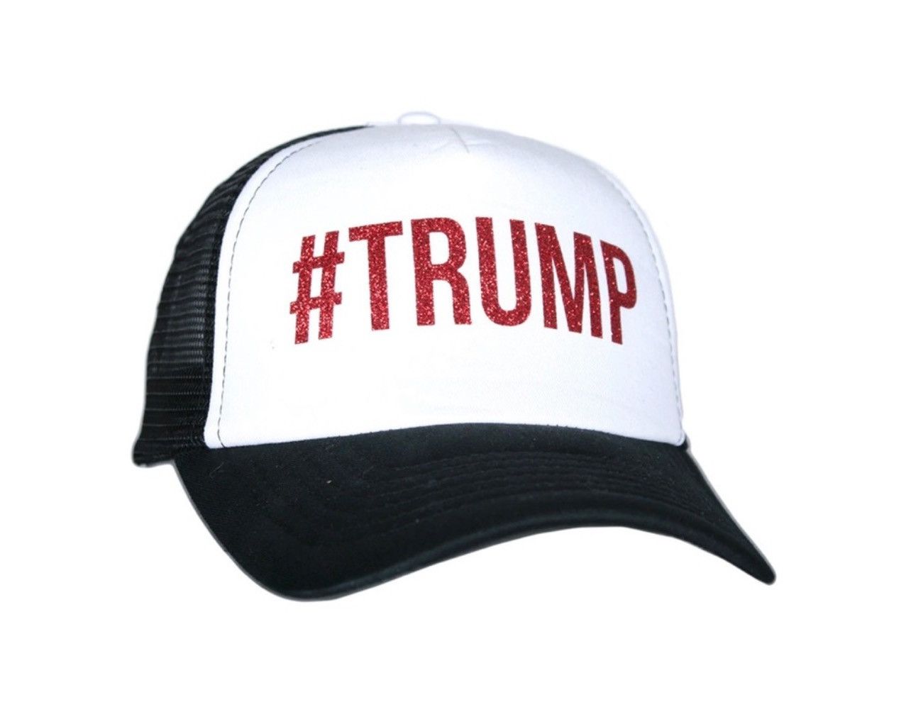 Other New #Trump Red Glitter Ball Cap Trucker Hat Republican Size ONE SIZE - 1 Thumbnail