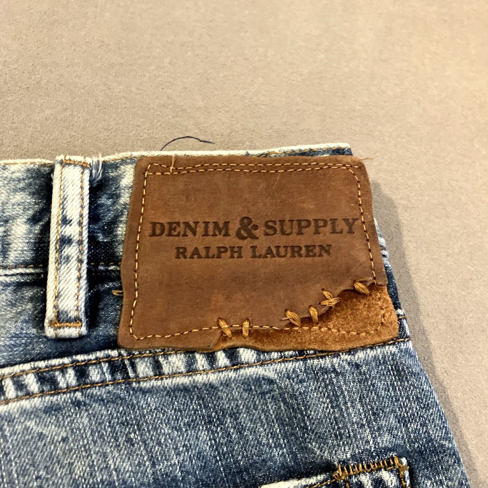 Ralph Lauren VINTAGE Ralph Lauren Denim Supply Slim Fit Jeans Distressed 41" x 28" Men's Size US 41 - 4 Thumbnail
