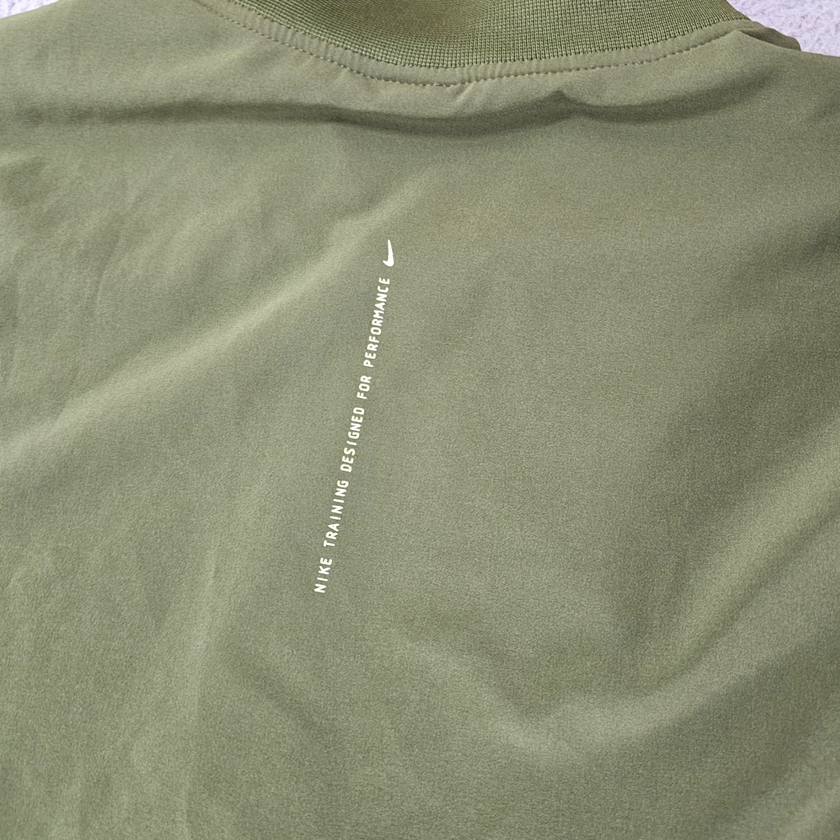 Nike Nike Dri-Fit Full Zip Lightweight Training Jacket Mens Small Olive Green CZ7123 Size US S / EU 44-46 / 1 - 7 Thumbnail