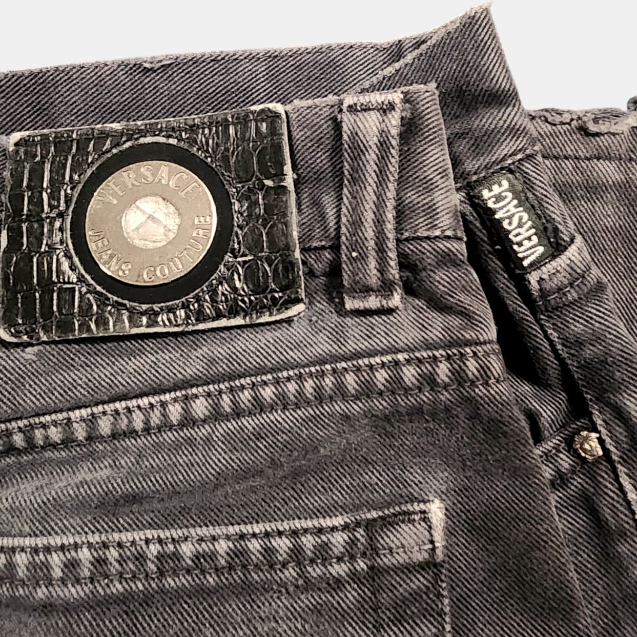 Versace Jeans Couture Versace Jeans Couture dark denim Y2K-FASHIONELLA Size US 32 / EU 48 - 5 Thumbnail