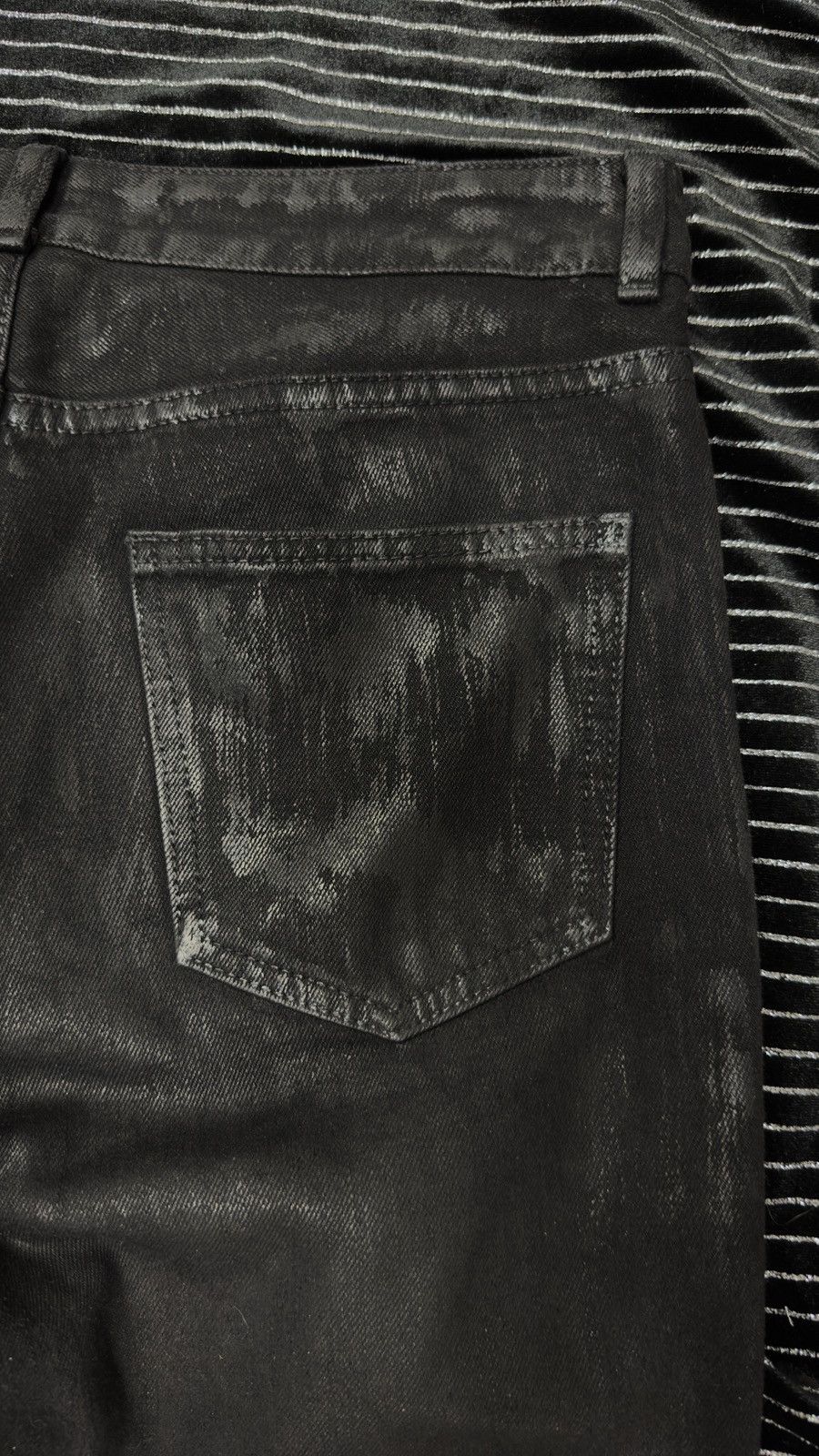 Japanese Brand metallic painted jeans Size US 32 / EU 48 - 3 Thumbnail