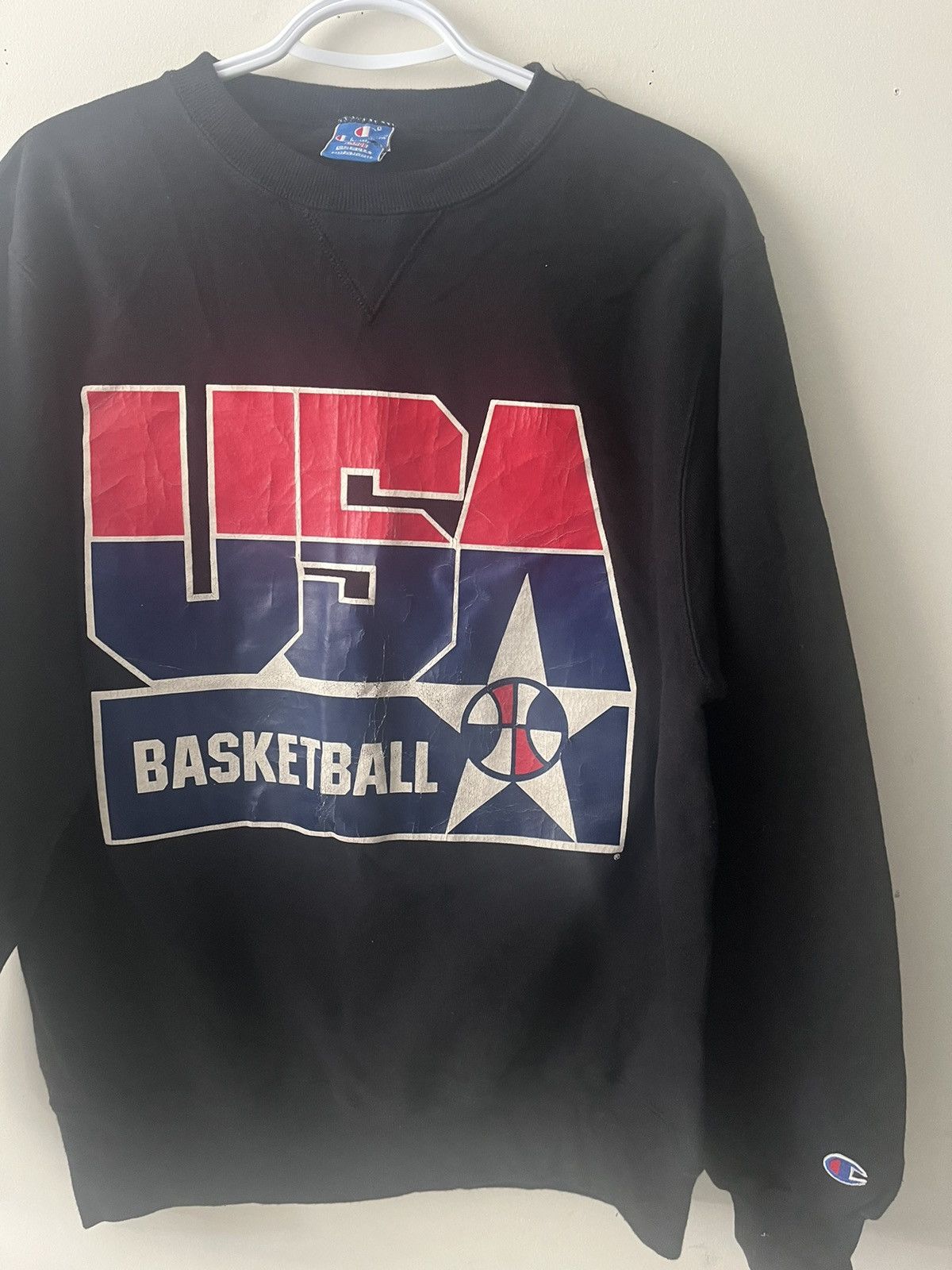 Vintage 1992 USA Basketball Dream Team Champion Crewneck Sweeatshirt Size US L / EU 52-54 / 3 - 2 Thumbnail