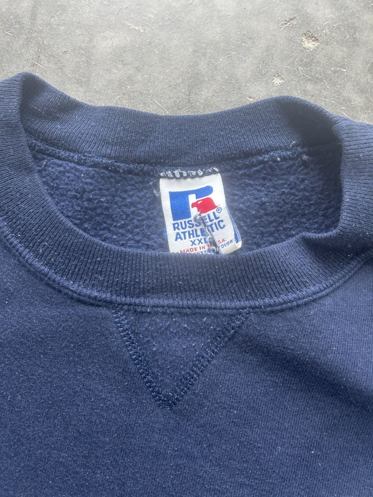 Russell Athletic × Vintage Vintage 90s Russell Sweatshirt Baggy Fit Size US XXL / EU 58 / 5 - 2 Thumbnail