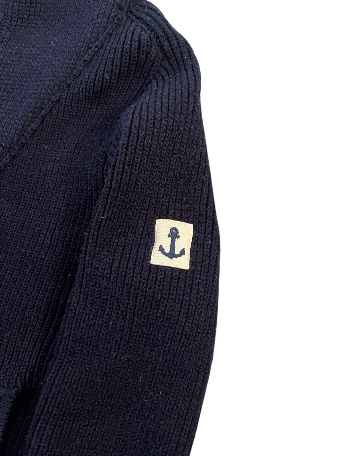 Blue Blue Japan Blue Blue Indigo Zipper Navy Knit Sweater Size US M / EU 48-50 / 2 - 4 Thumbnail