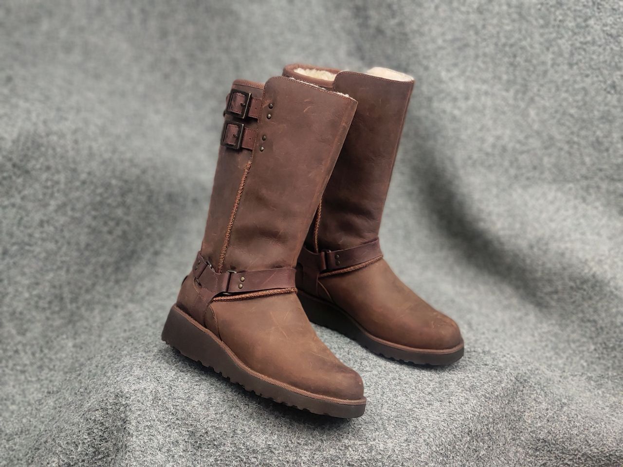 Ugg UGG Jasper Waterproof Leather Winter Fur-lined buckles Boots Size US 6 / IT 36 - 23 Thumbnail
