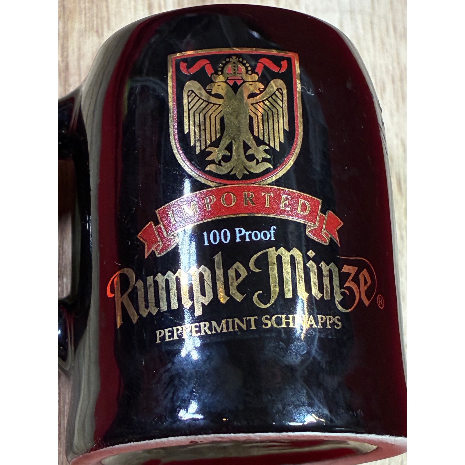 The Unbranded Brand Shot glass Rumple Minze (tm) 100 proof peppermint schnapps, Size 30 - 8 Thumbnail