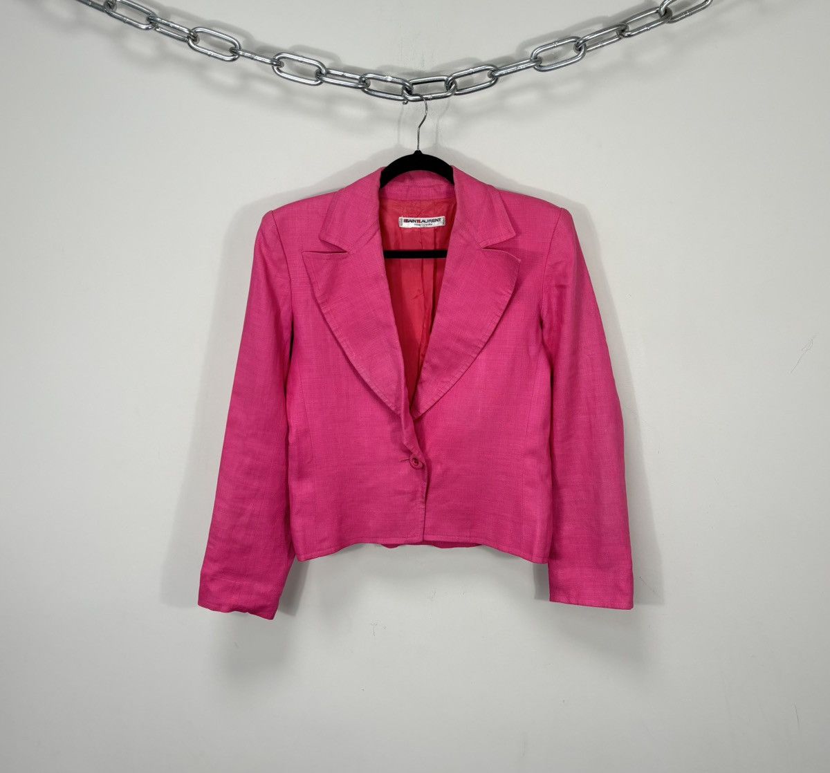Saint Laurent Paris Vintage Saint Laurent Paris Rive Gauche Rare Blazer Jacket Size S / US 4 / IT 40 - 1 Thumbnail