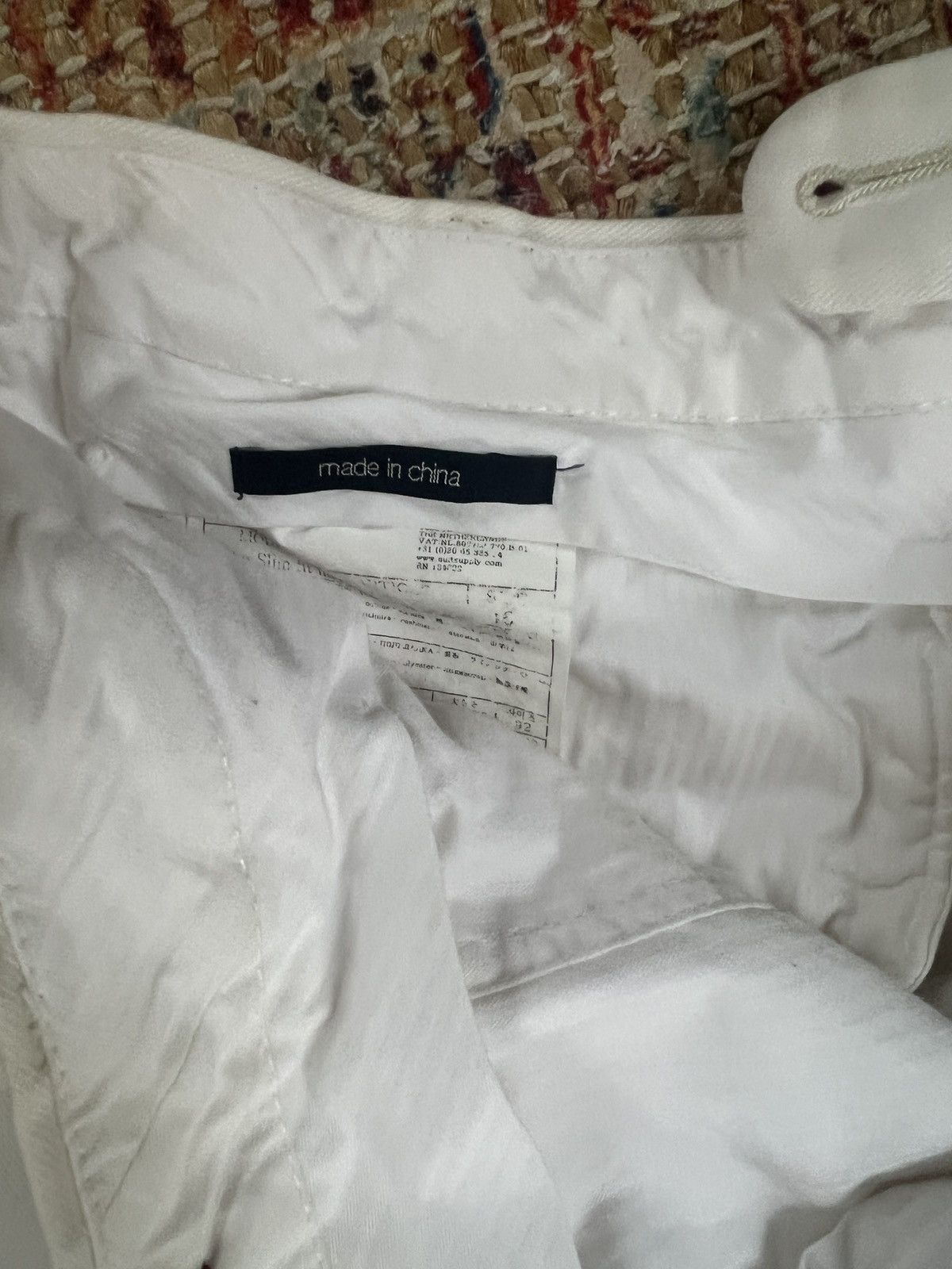Suitsupply SuitSupply Cuff White Pants Size US 30 / EU 46 - 8 Thumbnail