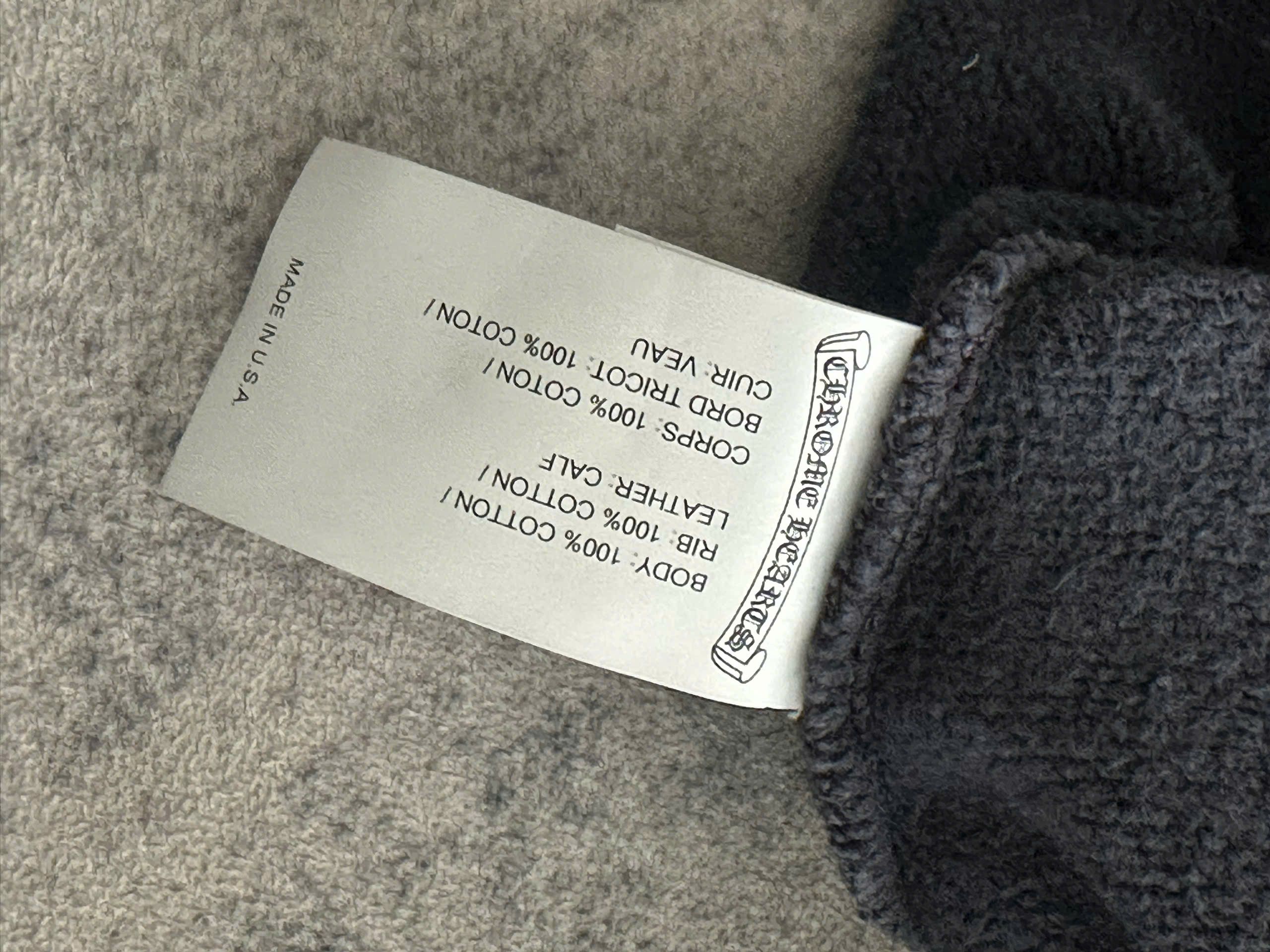 Chrome Hearts CHROME HEARTS Paper Jam Bicep Cemetery Patch Blue Hoodie Size US XL / EU 56 / 4 - 8 Thumbnail