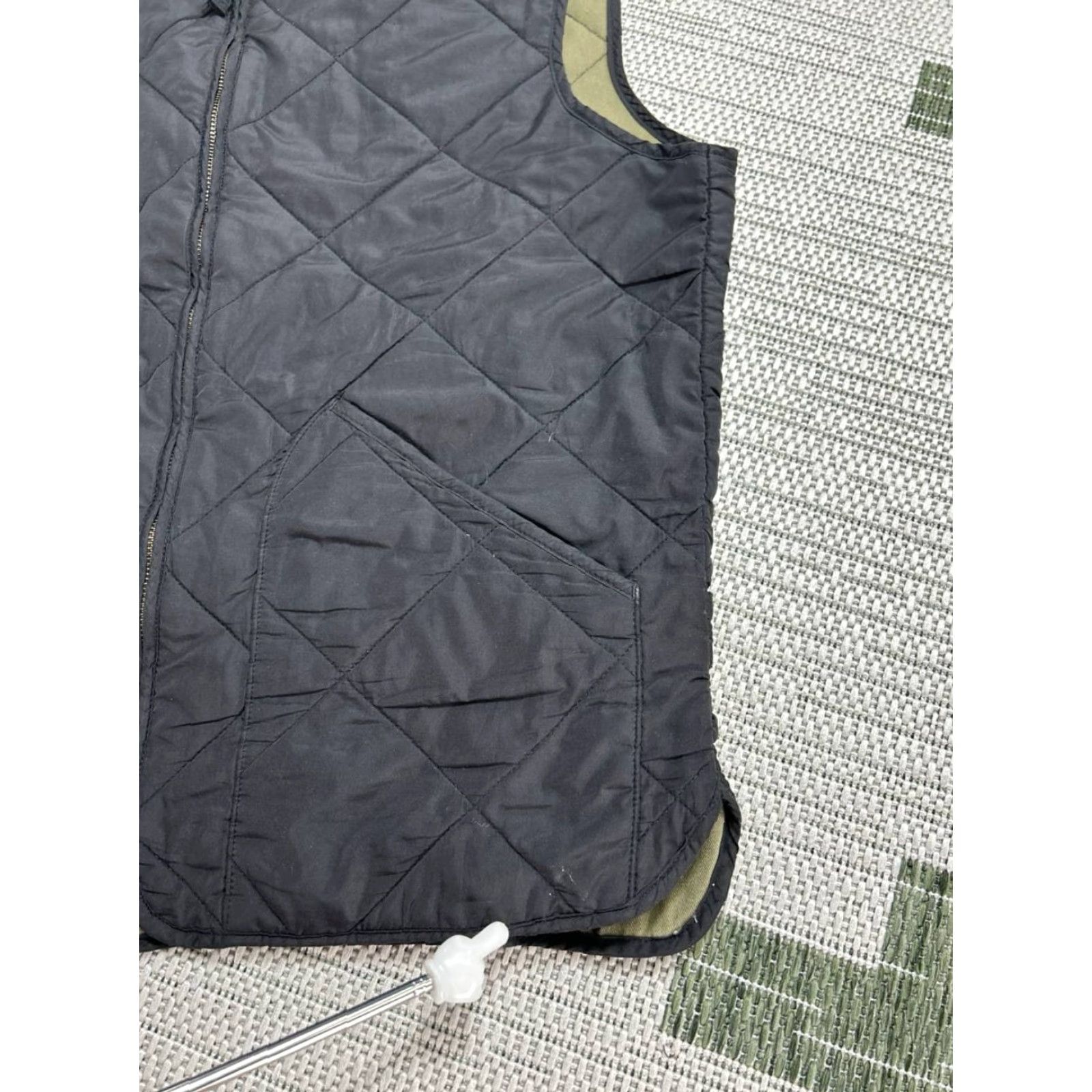 J.Crew J. Crew Quilted Walker Vest Mens M Black Outerwear Insulated Full Zip Winter Short Jacket/Coat Casual Size US M / EU 48-50 / 2 - 4 Thumbnail