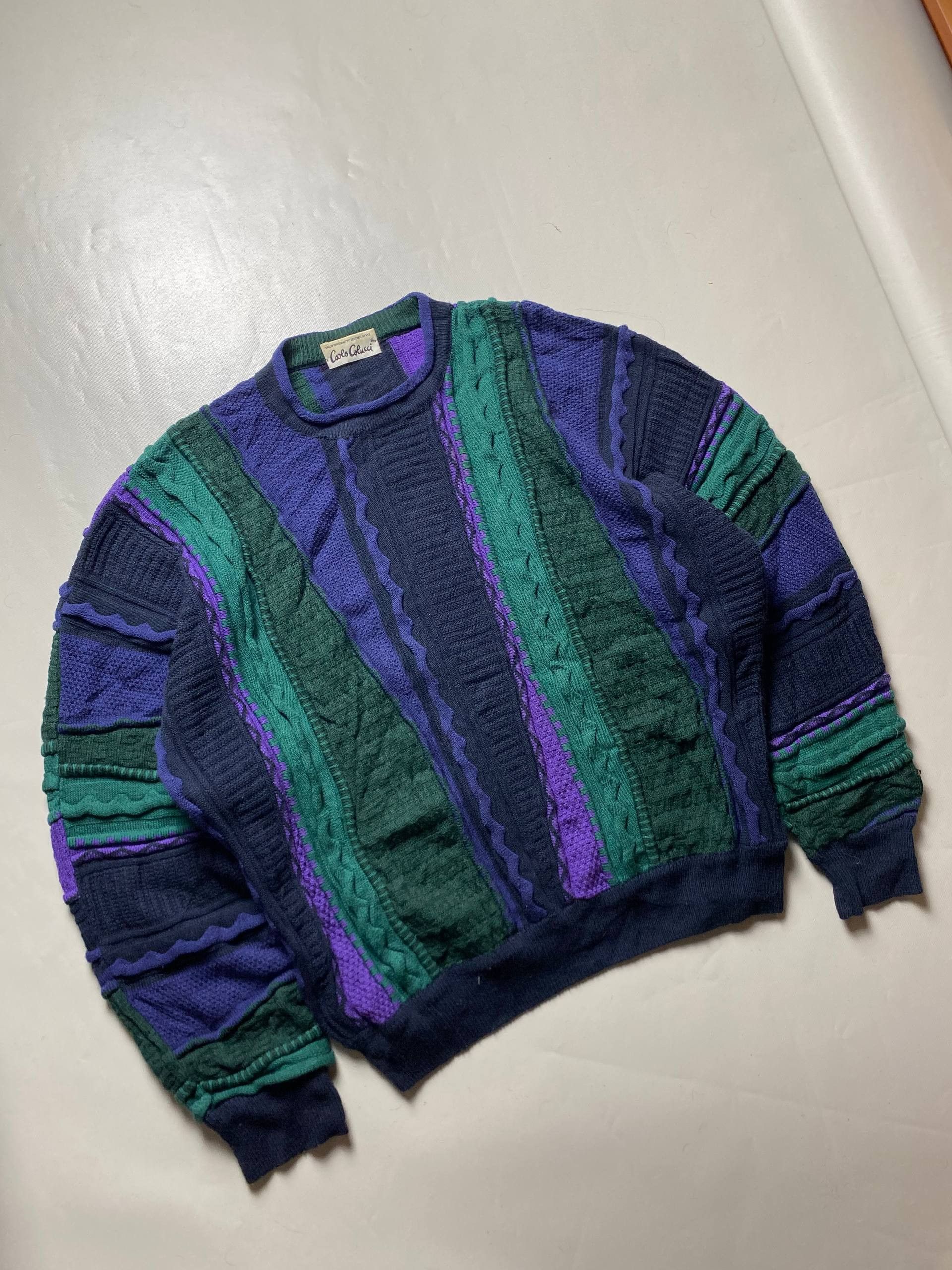 Carlo Colucci Vintage Carlo Colucci Sweater 90's Size US XL / EU 56 / 4 - 1 Thumbnail