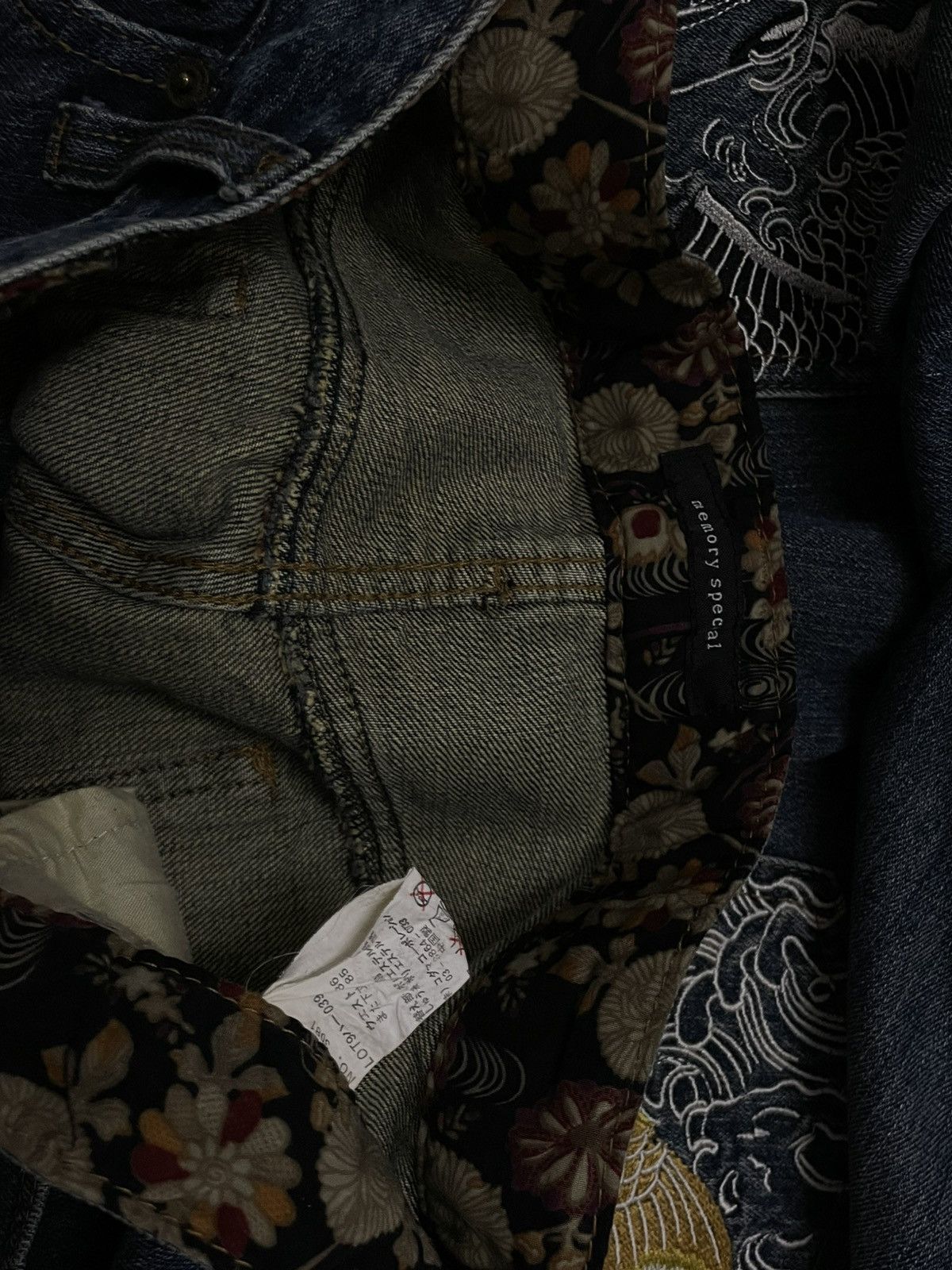 Japanese Brand VINTAGE KOI EMBROIDERED JAPAN DESIGNER KARAKURI TAMASHI 90S Size US 32 / EU 48 - 14 Thumbnail