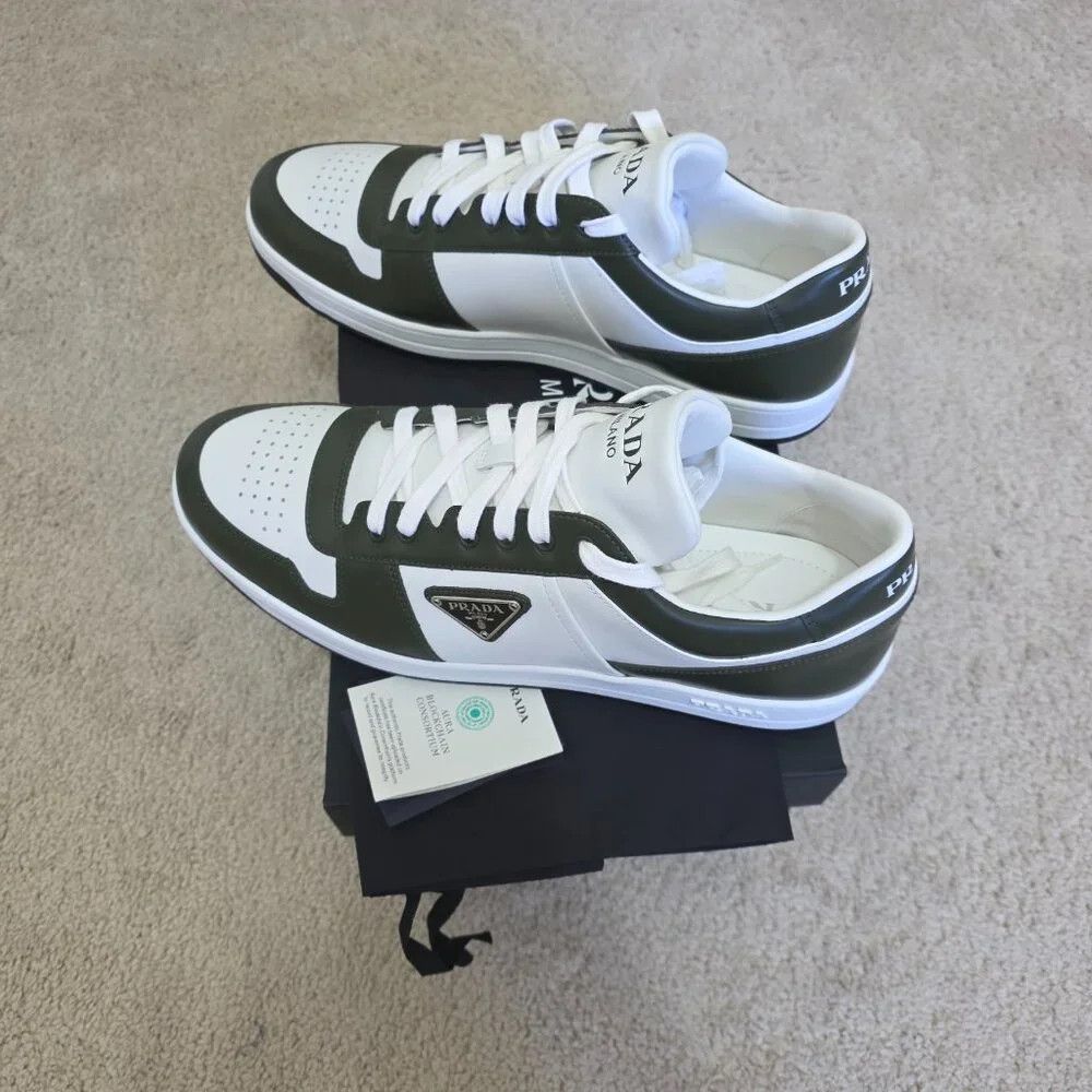 Prada Prada Downtown Leather Sneakers Size 12 Size US 12 / EU 45 - 3 Thumbnail