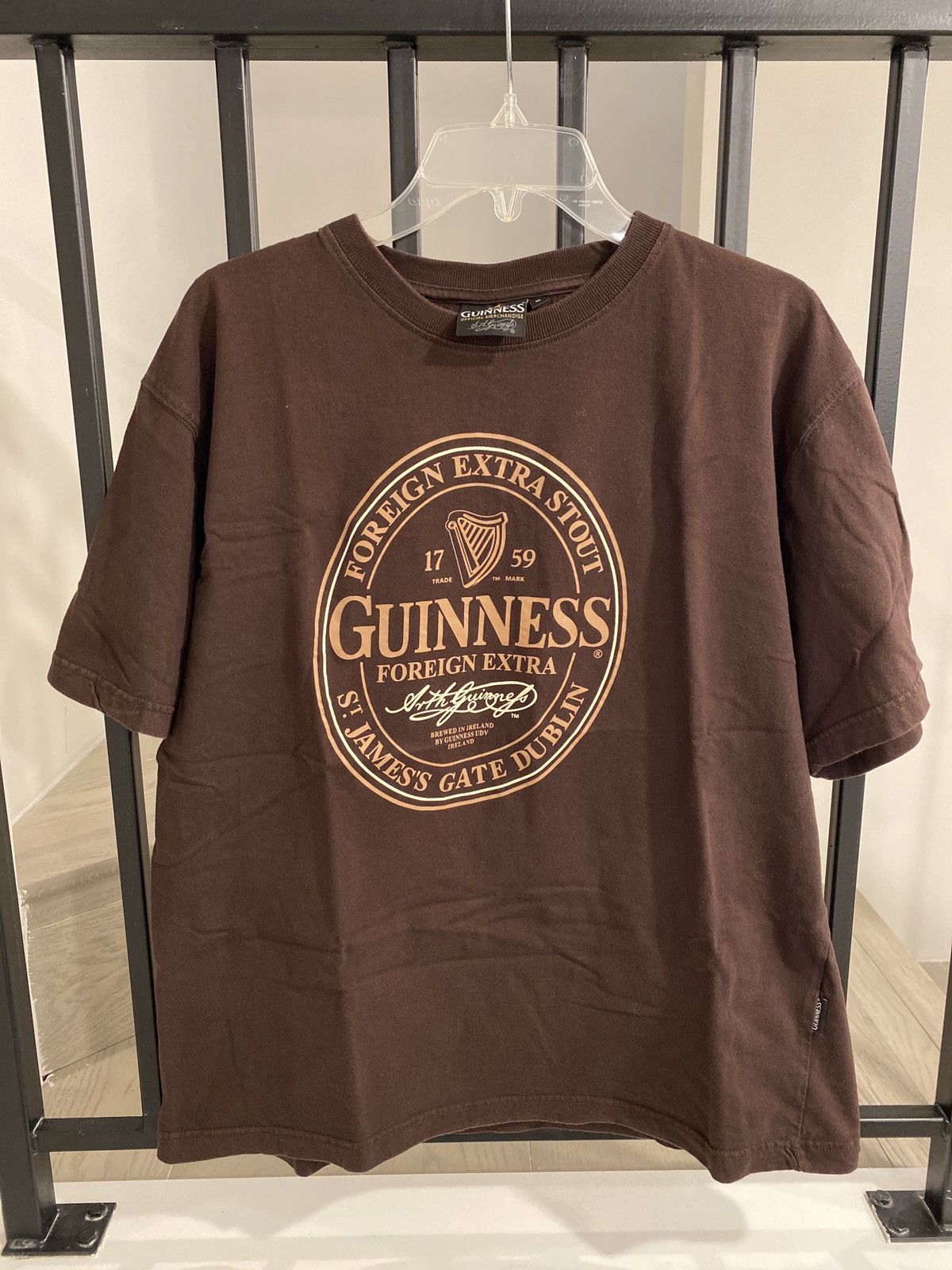 Vintage Y2K Guinness Short Sleeve Shirt Size US L / EU 52-54 / 3 - 2 Thumbnail