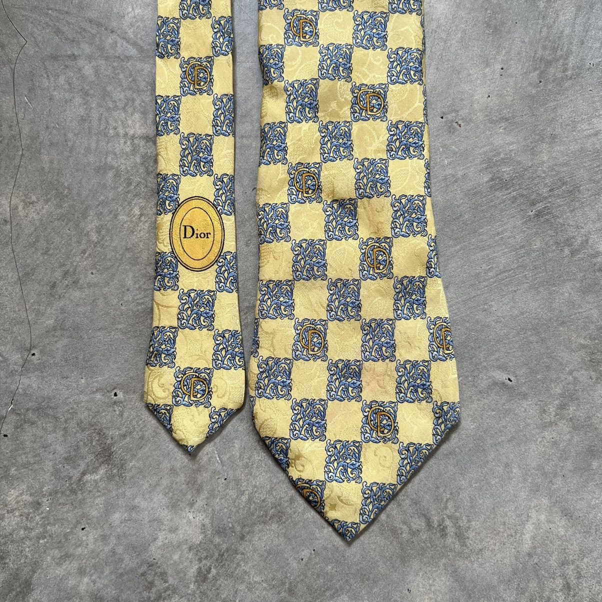 Dior Vintage 90s Christian Dior Paris Silk Ties Size ONE SIZE - 2 Thumbnail