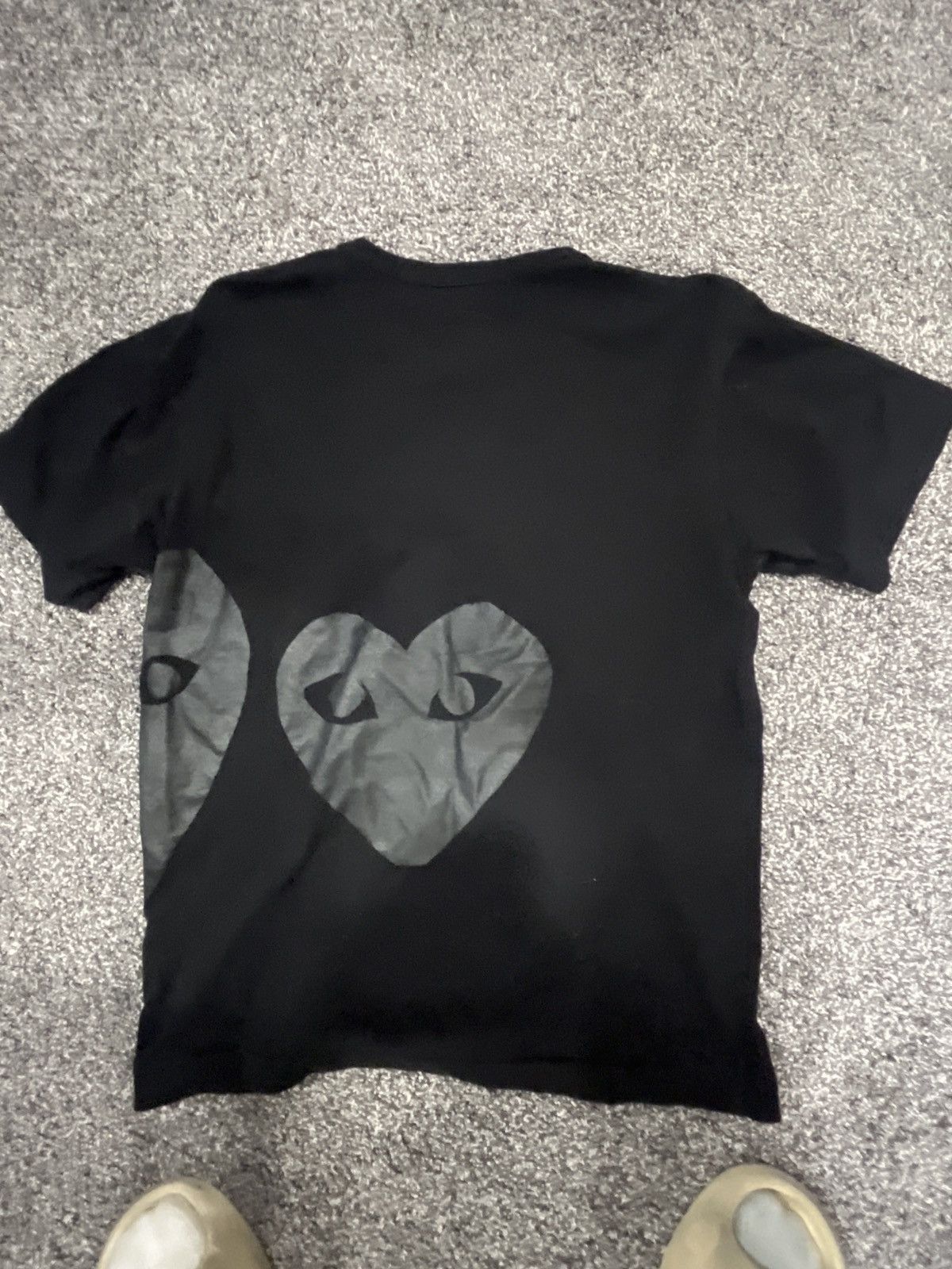 Comme des Garcons Comme des Garçons PLAY Three Hearts T-Shirt 'Black' Size US M / EU 48-50 / 2 - 2 Thumbnail