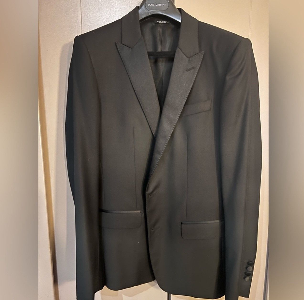 Dolce & Gabbana Dolce & Gabbana Men's "Martini" Black Wool Tuxedo Suit Size 36R - 5 Thumbnail