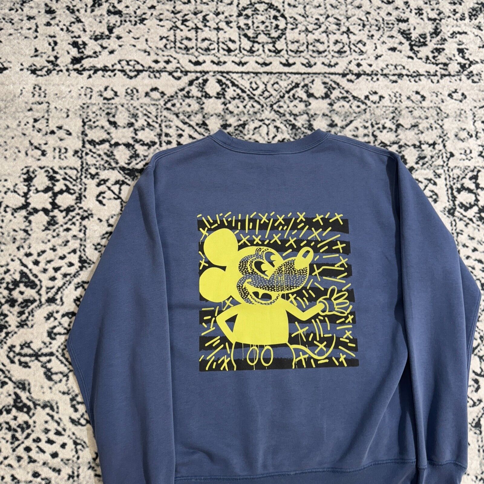 Uniqlo × Vintage Uniqlo x Mickey Mouse x Keith Blue Cotton Crewneck Size S Size US S / EU 44-46 / 1 - 4 Thumbnail