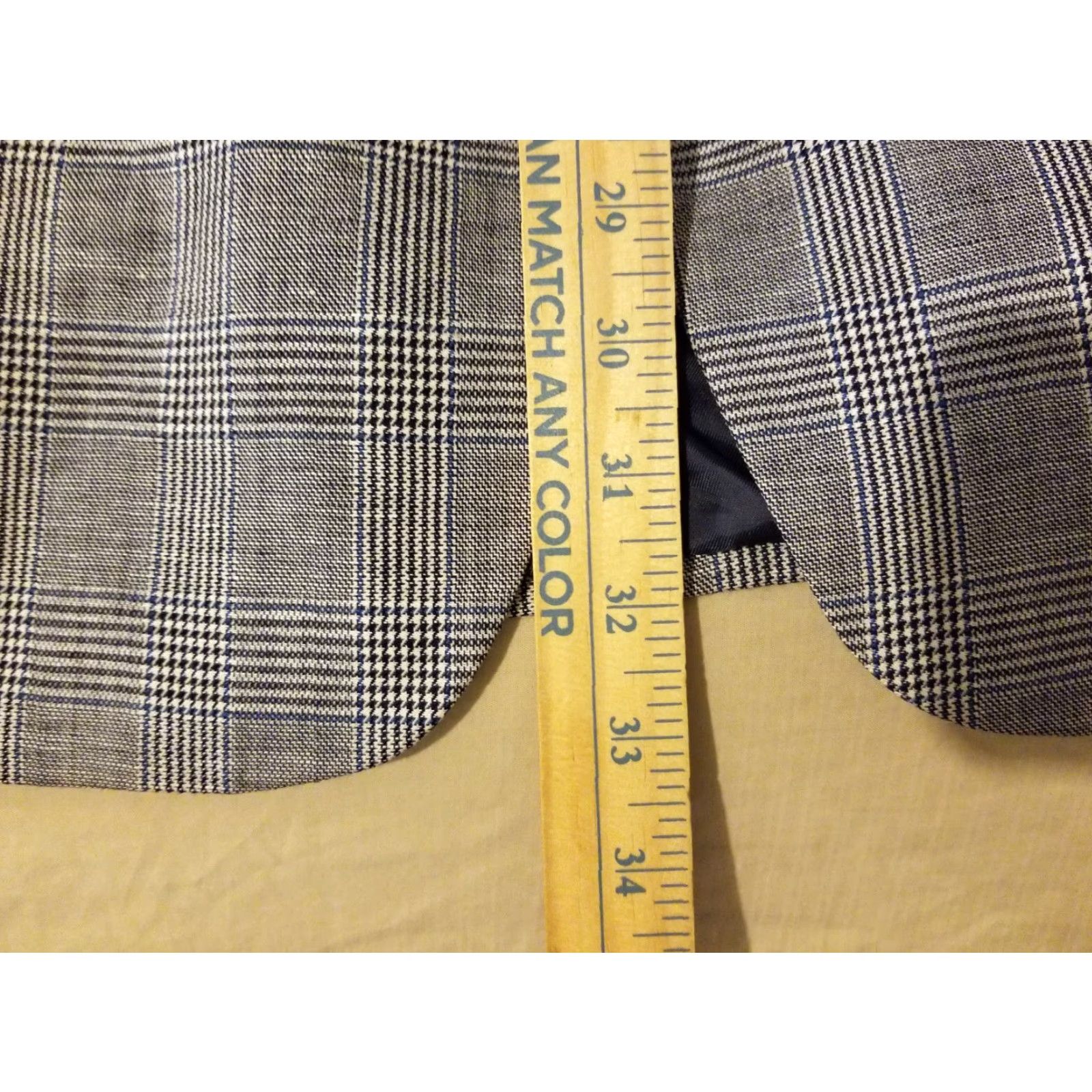 Brooks Brothers VINTAGE Brooks Brothers Blazer Mens 42R Wool Linen Gray 3-in-1 Jacket Blazer Size 42R - 5 Thumbnail