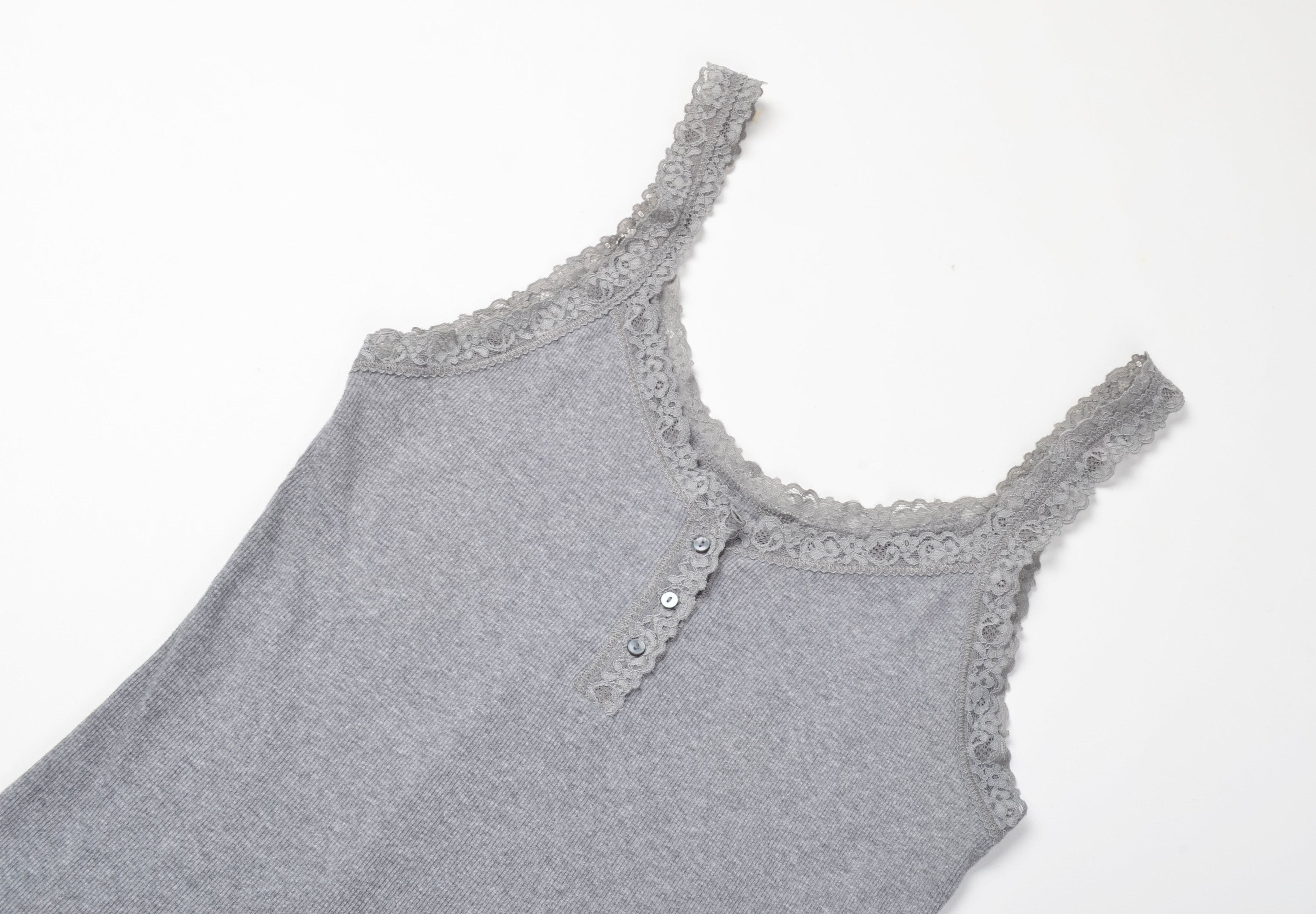 Abercrombie & Fitch Abercrombie & Fitch Y2K Babydoll Lace Coquette Cami Tank Size L / US 10 / IT 46 - 5 Thumbnail