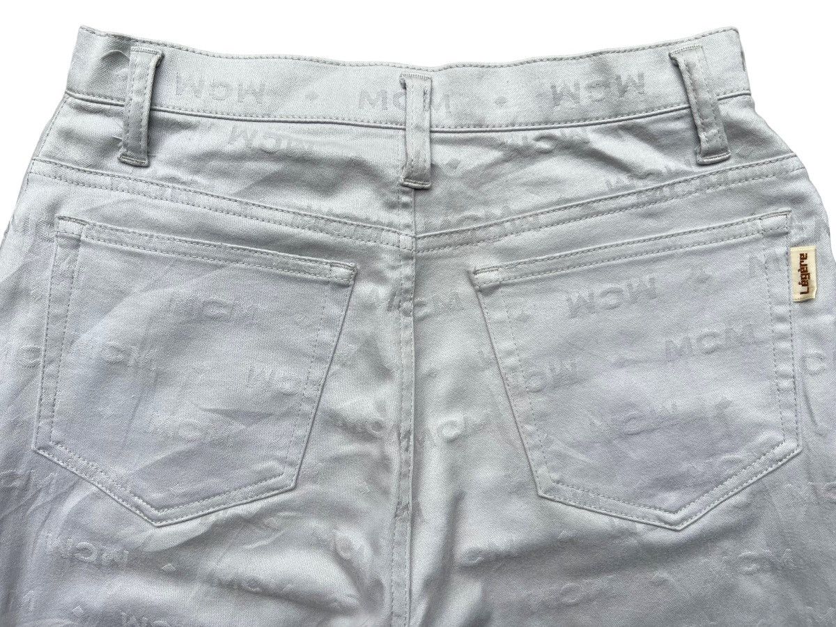 Vintage Vintage MCM Monogram Flare Bootcut Pants 25x30 Size 25" / US 0 / IT 36 - 6 Thumbnail