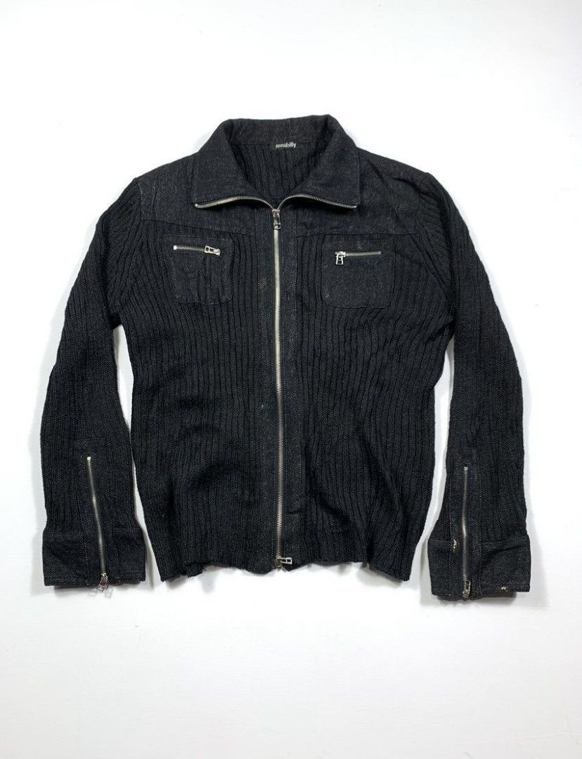 Japanese Brand Japanese Nonandbilly Ziper Up Knitw ifsix lgb style Size US M / EU 48-50 / 2 - 1 Thumbnail