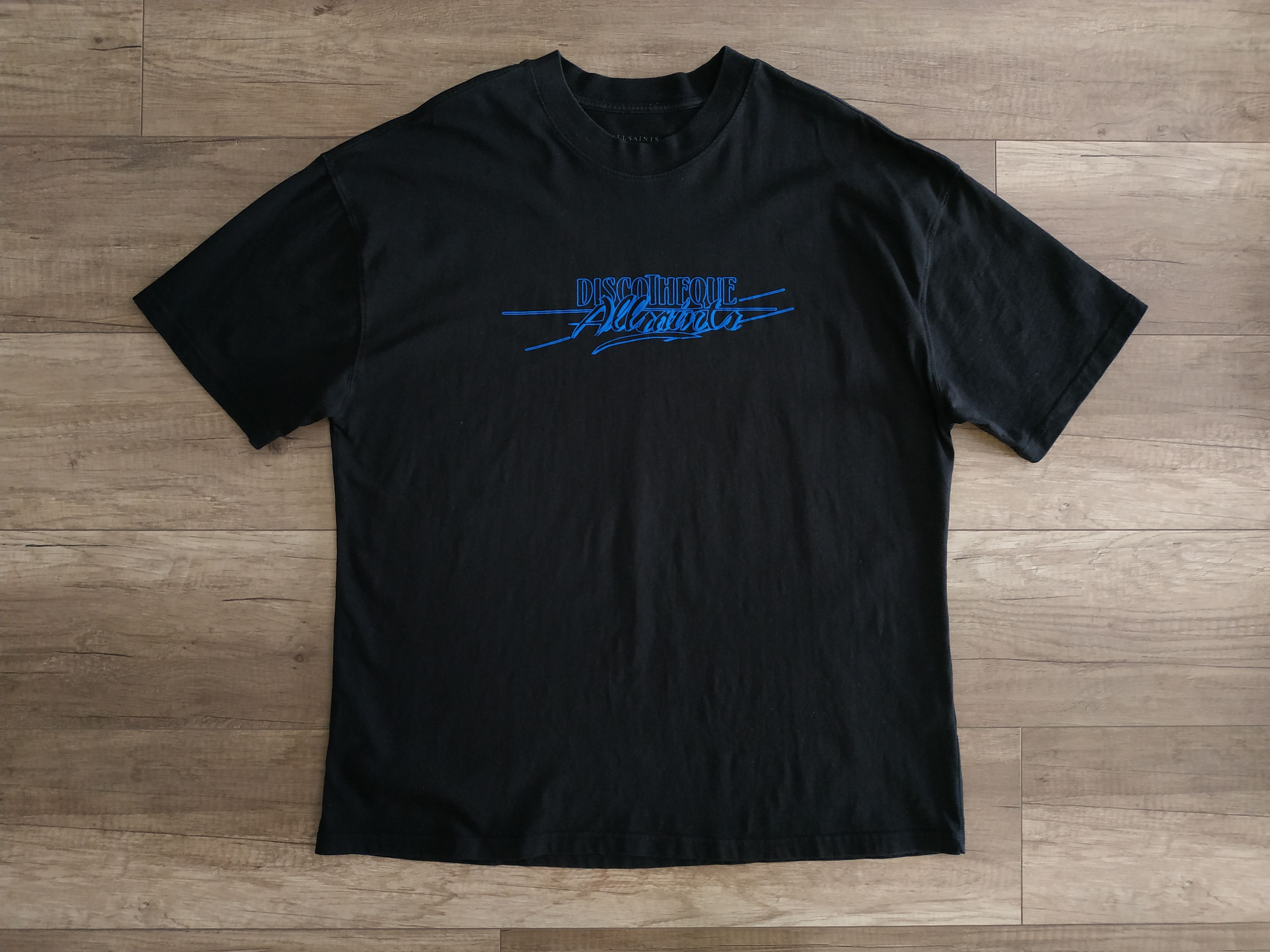 Allsaints × Designer AllSaints Men's Oversize 90's Disco T-shirt, s. LARGE/ XL Size US L / EU 52-54 / 3 - 1 Thumbnail