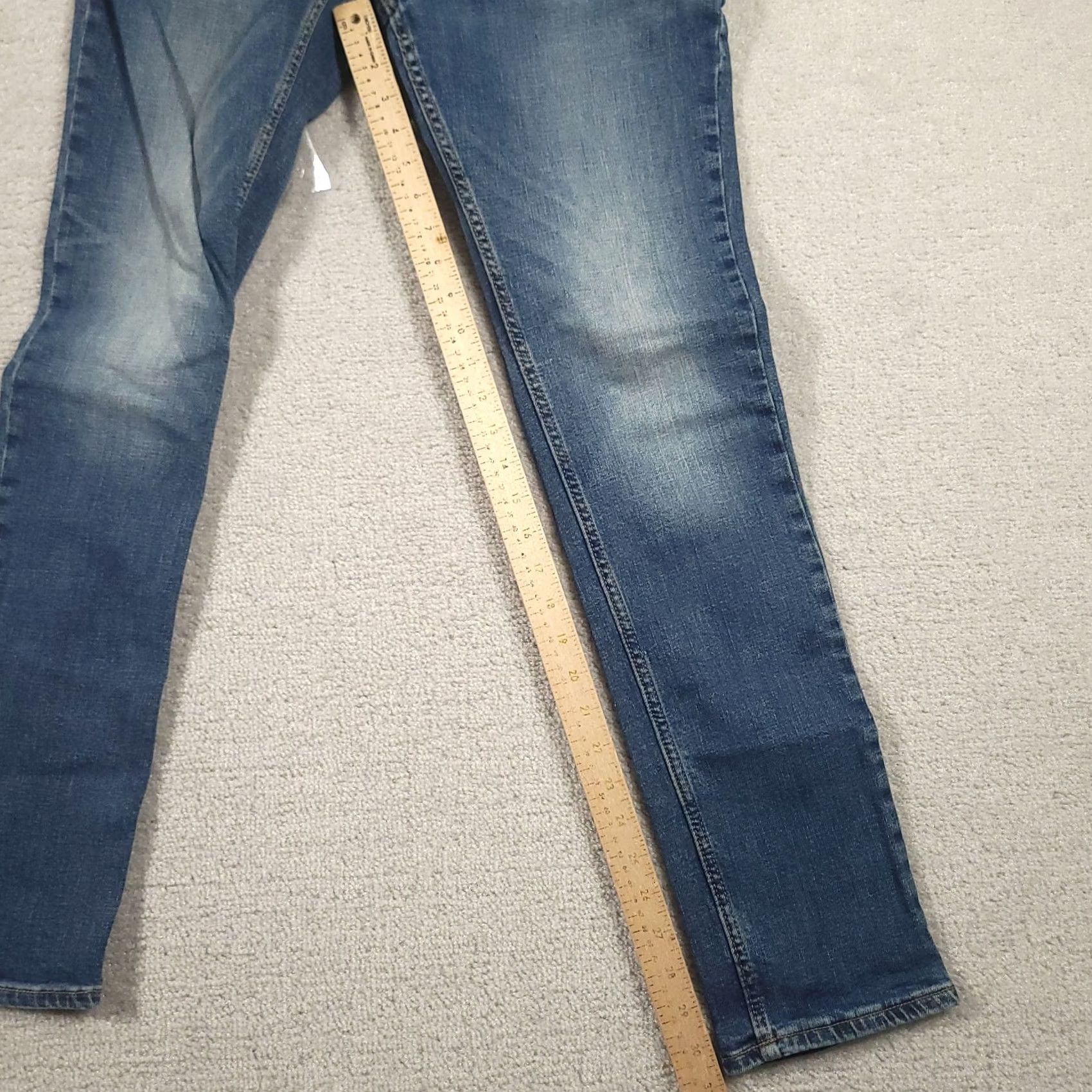 Old Navy VINTAGE Old Navy Jeans Mens 32x32 Blue Skinny Stretch Denim Built In Flex Size US 32 / EU 48 - 4 Thumbnail