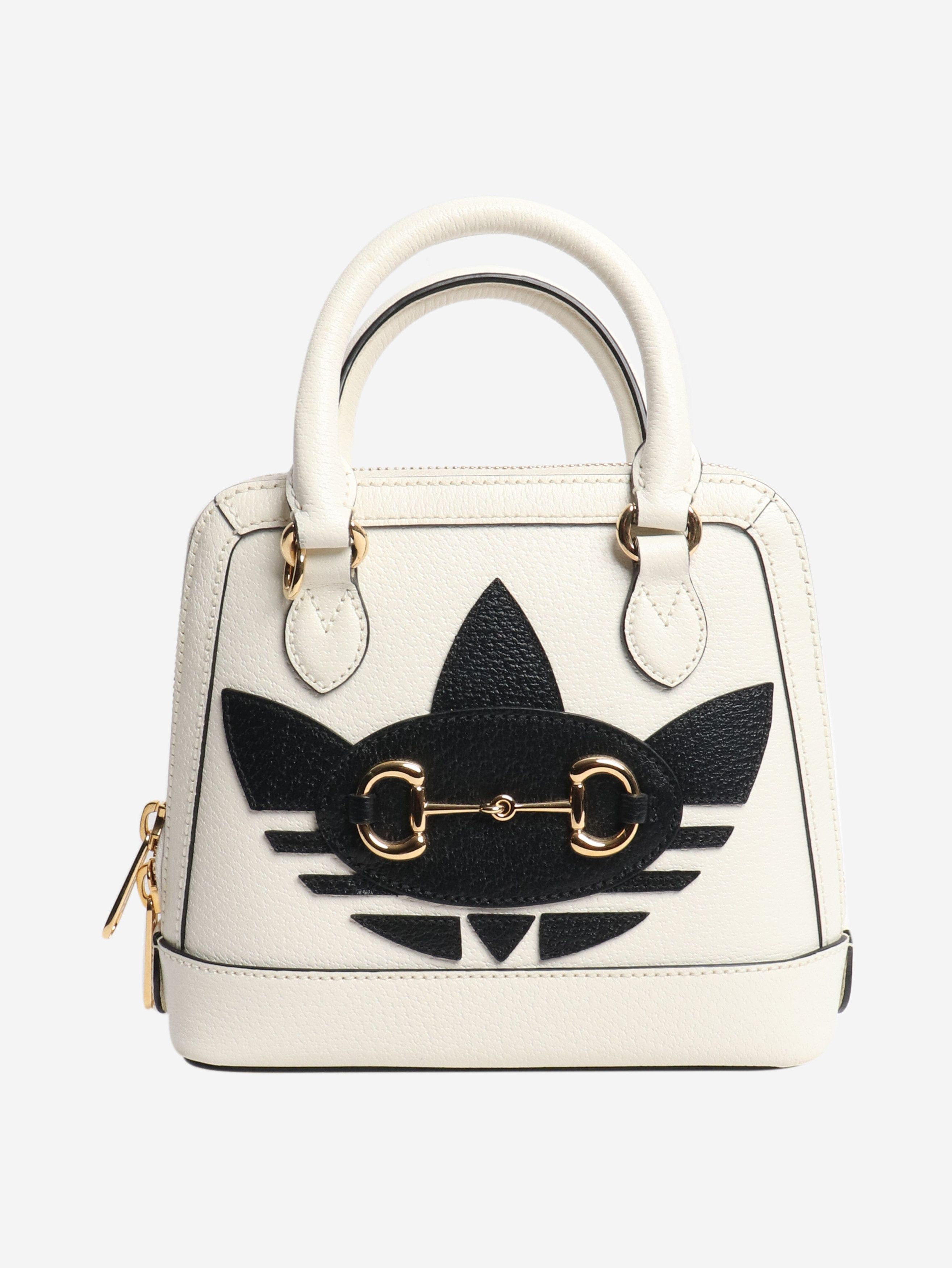 Gucci Black and white Horsebit 1955 shoulder bag Size ONE SIZE - 1 Thumbnail