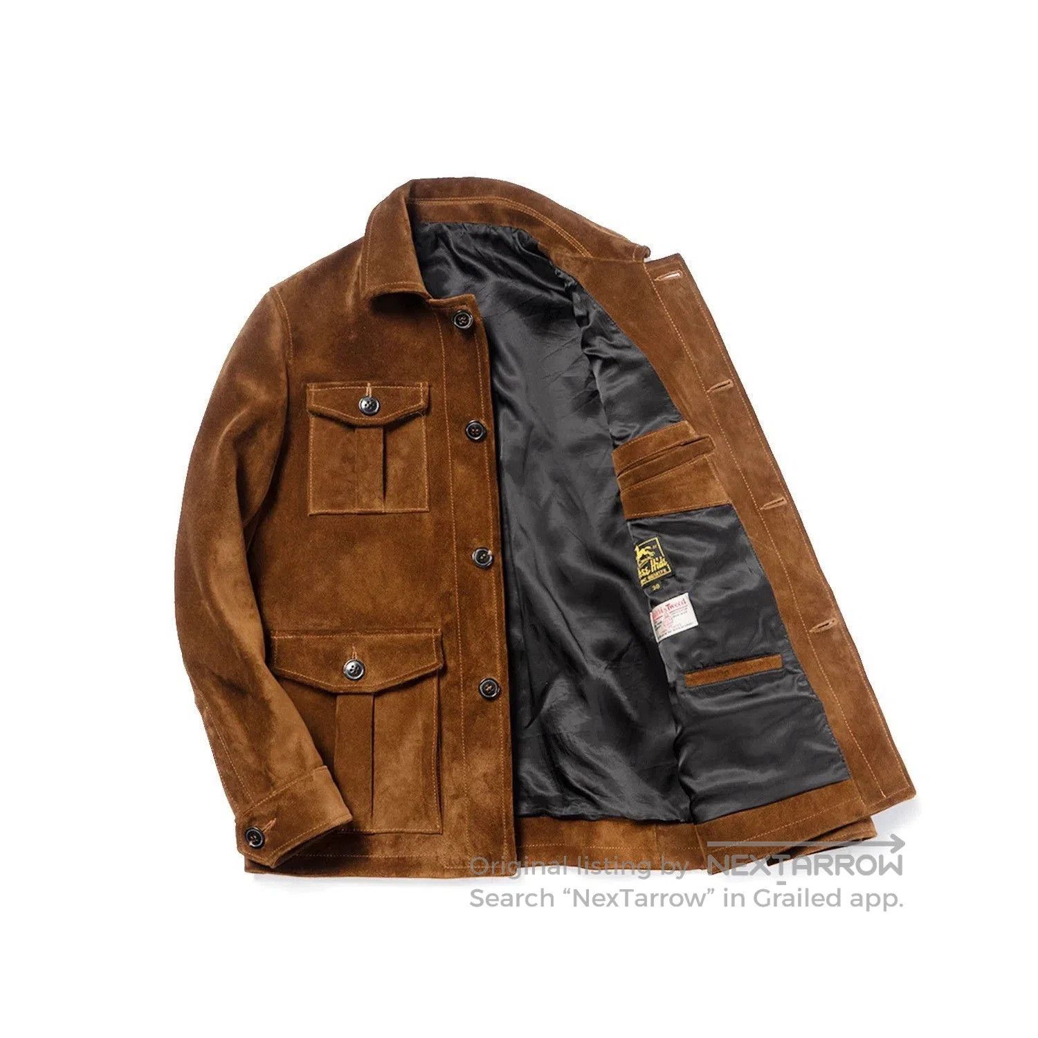 Vintage Vintage Suede Horse Leather Jacket. Size US M / EU 48-50 / 2 - 5 Thumbnail
