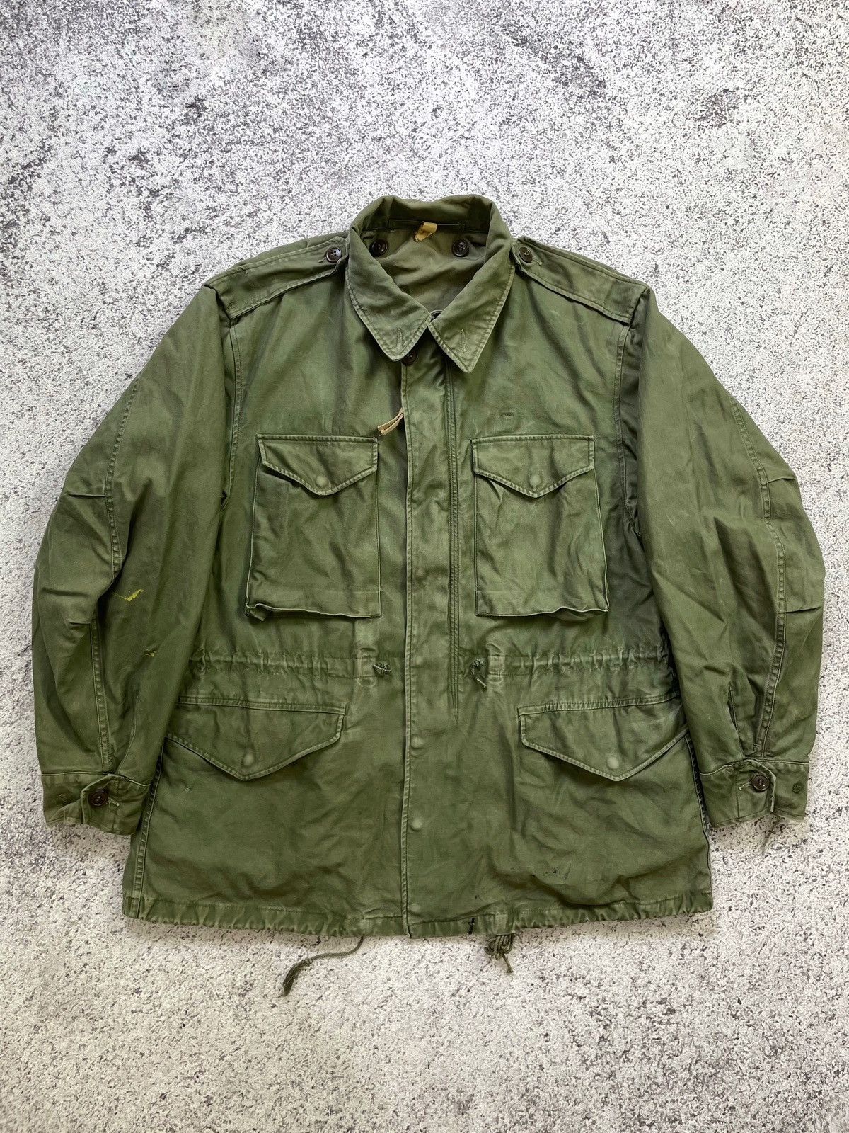 Vintage 50s Korean War US Army M51 Parka Jacket Size US L / EU 52-54 / 3 - 1 Thumbnail