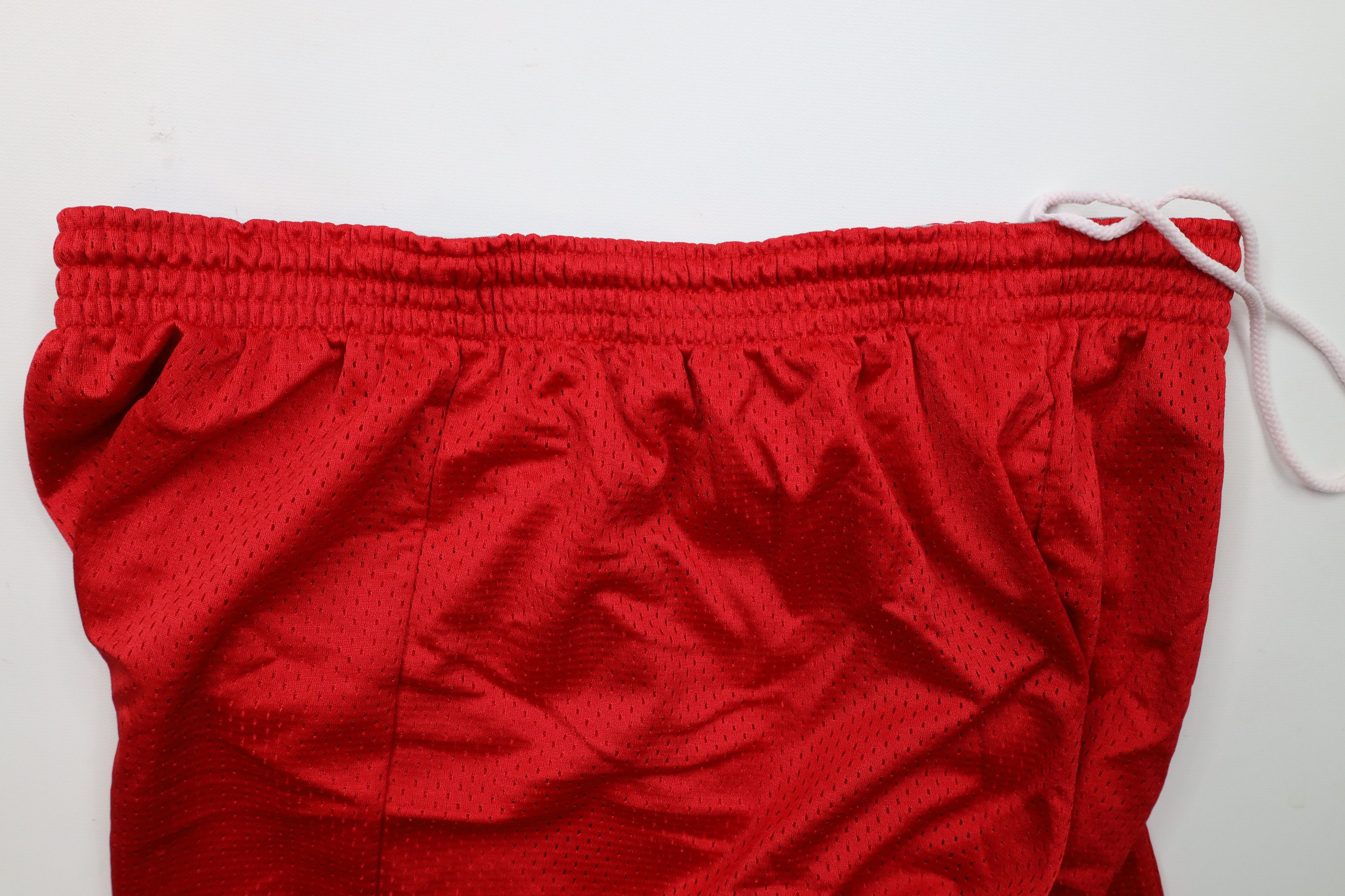 Champion Vintage 90s Champion Miami Ohio Above Knee Mesh Shorts Red Size US 36 / EU 52 - 7 Thumbnail