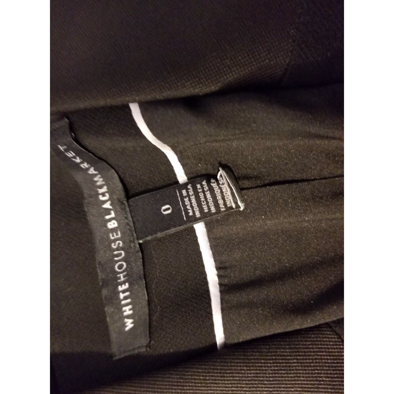 Vintage Womens White House Black Market Jacket Blazer 0 Black Blazer Women Size 0 Black Basic Jacket Size XS / US 0-2 / IT 36-38 - 7 Thumbnail