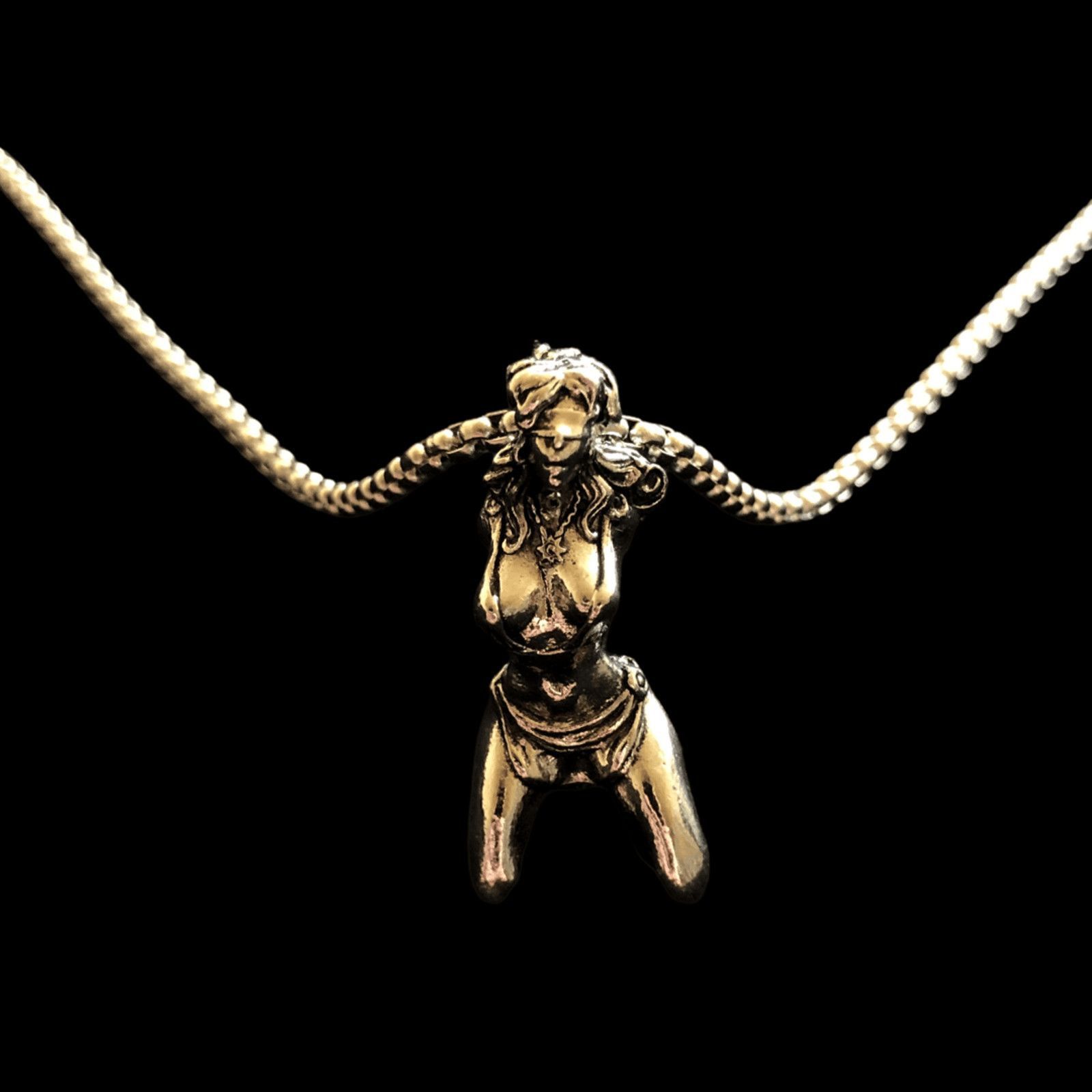 Jewelry Punk Necklace Gothic Chain Size ONE SIZE - 1 Thumbnail