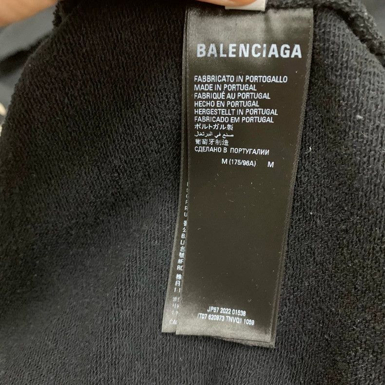 Balenciaga Balenciaga Black Graffiti Splashes Ink to Destroy Hoodie H Size US M / EU 48-50 / 2 - 7 Thumbnail