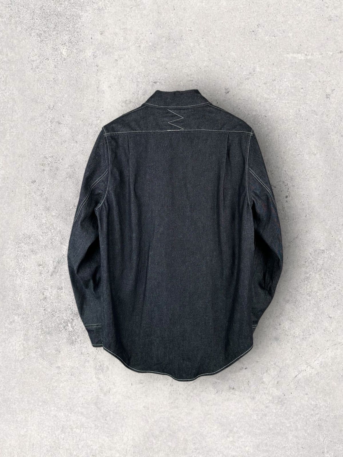 Nigel Cabourn Arn Mercantile Nigel Cabourn Denim Shirt Button Up Size US L / EU 52-54 / 3 - 2 Thumbnail