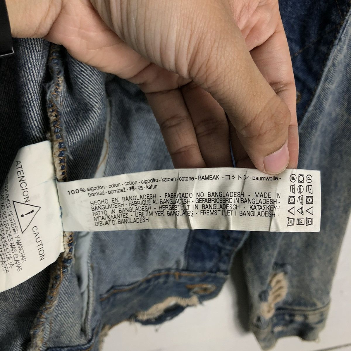 Japanese Brand × Zara 🔥 ZARA MAN DISTRESS DENIM JACKET Size US S / EU 44-46 / 1 - 17 Thumbnail