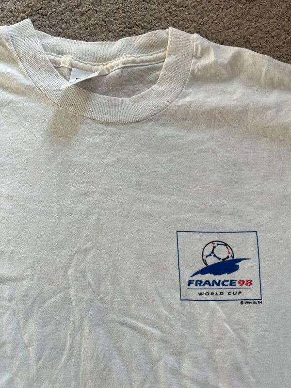 Vintage tshirt FIFA world cup France 1998 98 XL rare vintage grail Size US XL / EU 56 / 4 - 3 Thumbnail