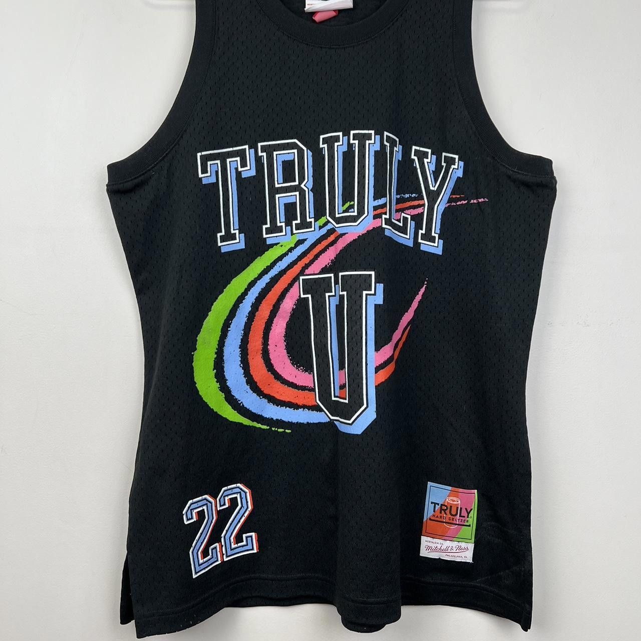 Mitchell & Ness Truly Hard Seltzer Black Mesh Jersey - Size M Size US M / EU 48-50 / 2 - 3 Thumbnail