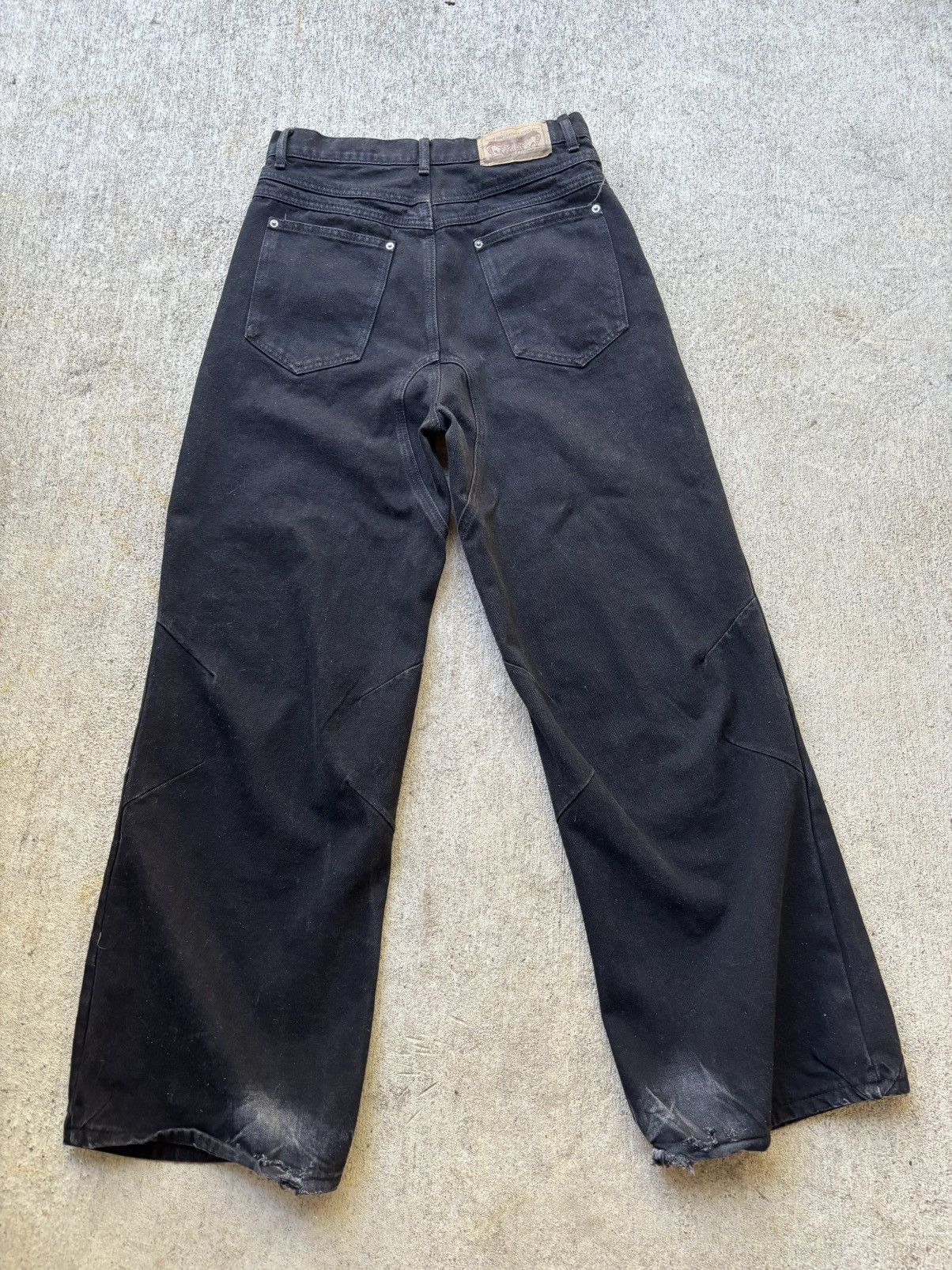 RAW DENIM JAPANESE ULTRA LOOSE FIT BLACK – NO/FAITH STUDIOS