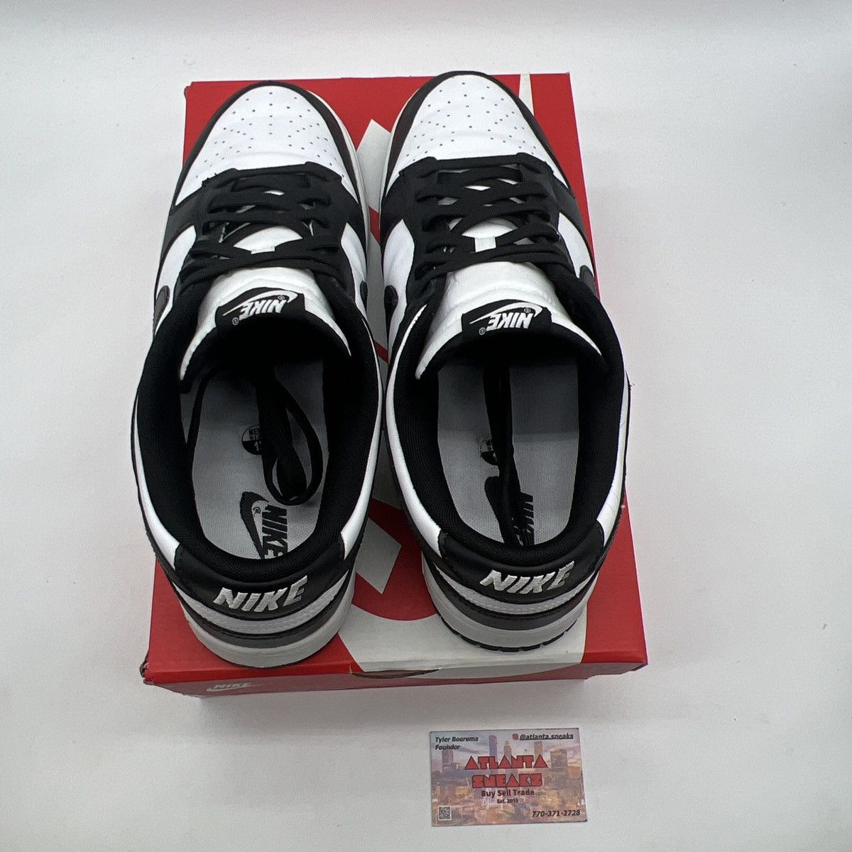 Nike Nike dunk low black white Size US 13 / EU 46 - 7 Thumbnail