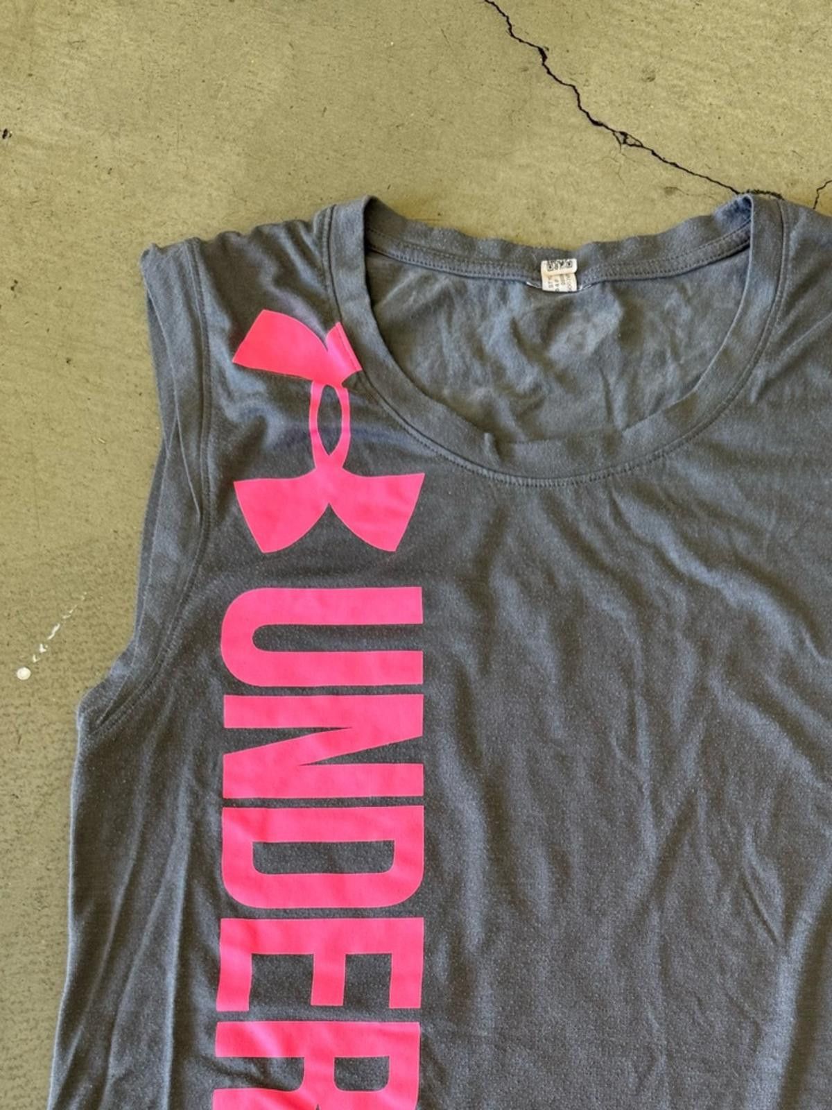 Under Armour Under Armour / Vertical Logo Tunic Tank / Gray Pink Size M / US 6-8 / IT 42-44 - 2 Thumbnail