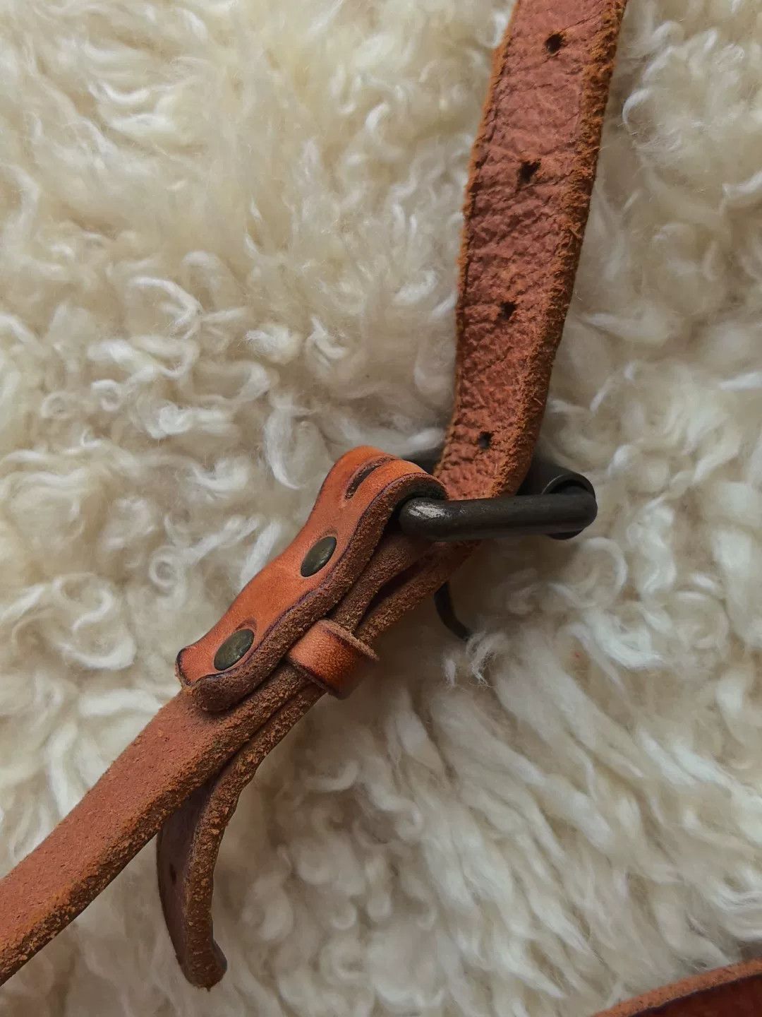 Scarti-Lab SCARTI-LAB Vintage Leather Strap Size 34 - 3 Thumbnail