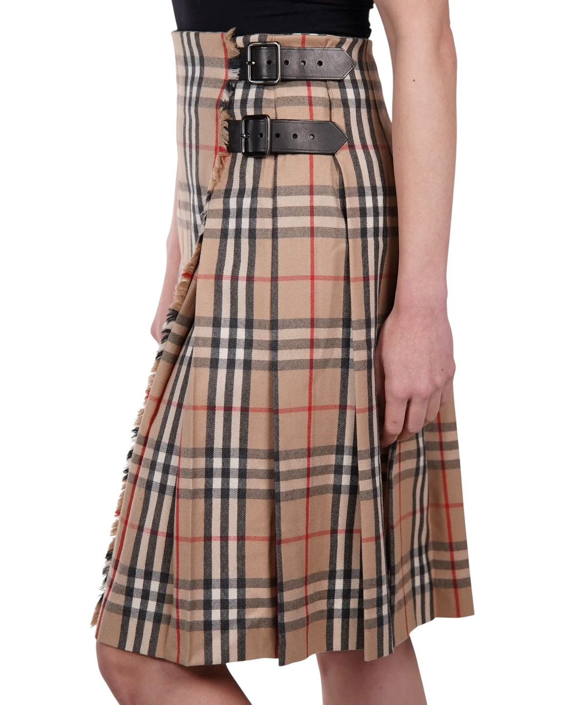 Burberry Vintage Burberrys England Nova Checked Midi Skirt Size 25" / US 0 / IT 36 - 2 Thumbnail