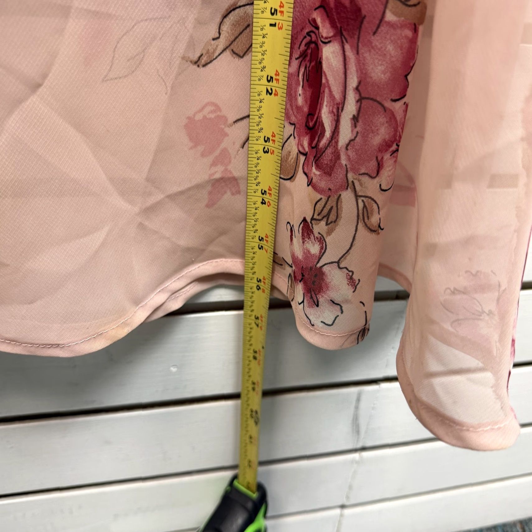 Vintage VINTAGE JL Studio Dress Jacket Set Womens 26W Pink Floral Maxi Chiffon Wedding 2 Piece Outfit/Set Bohemian 90s Flower Formal Size 4XL / US 24-26 - 5 Thumbnail