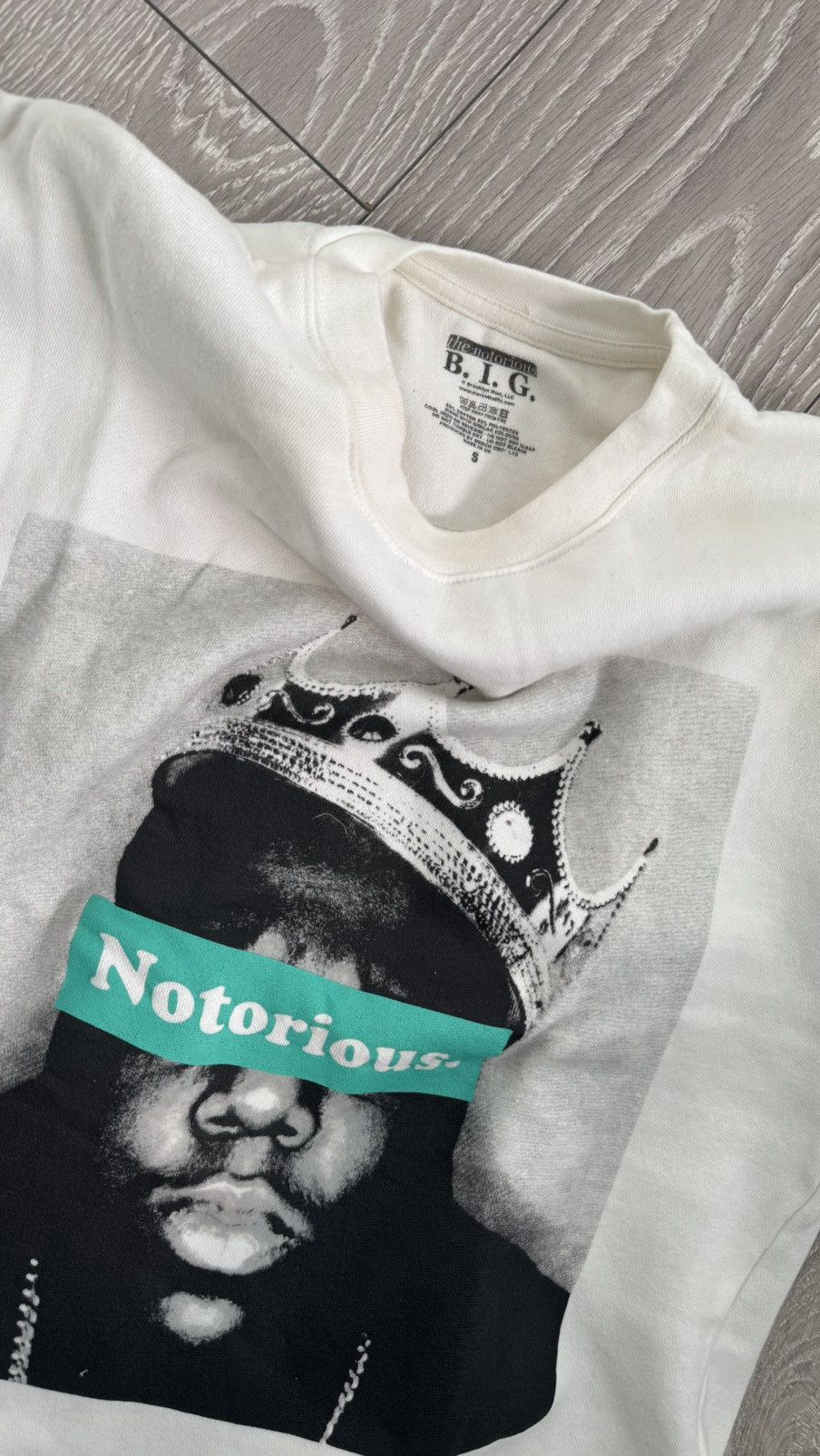 Other The Notorious B.I.G. White Sweatshirt - Size S Size US S / EU 44-46 / 1 - 6 Thumbnail