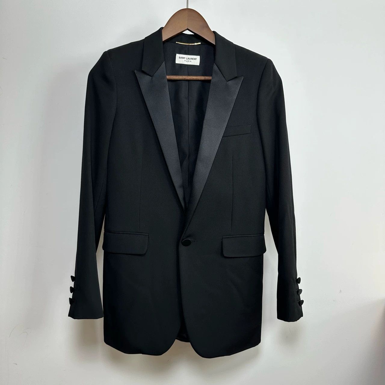 Saint Laurent Paris Saint Laurent Paris Women's smoking jacket Size US XS / EU 42 / 0 - 1 Thumbnail