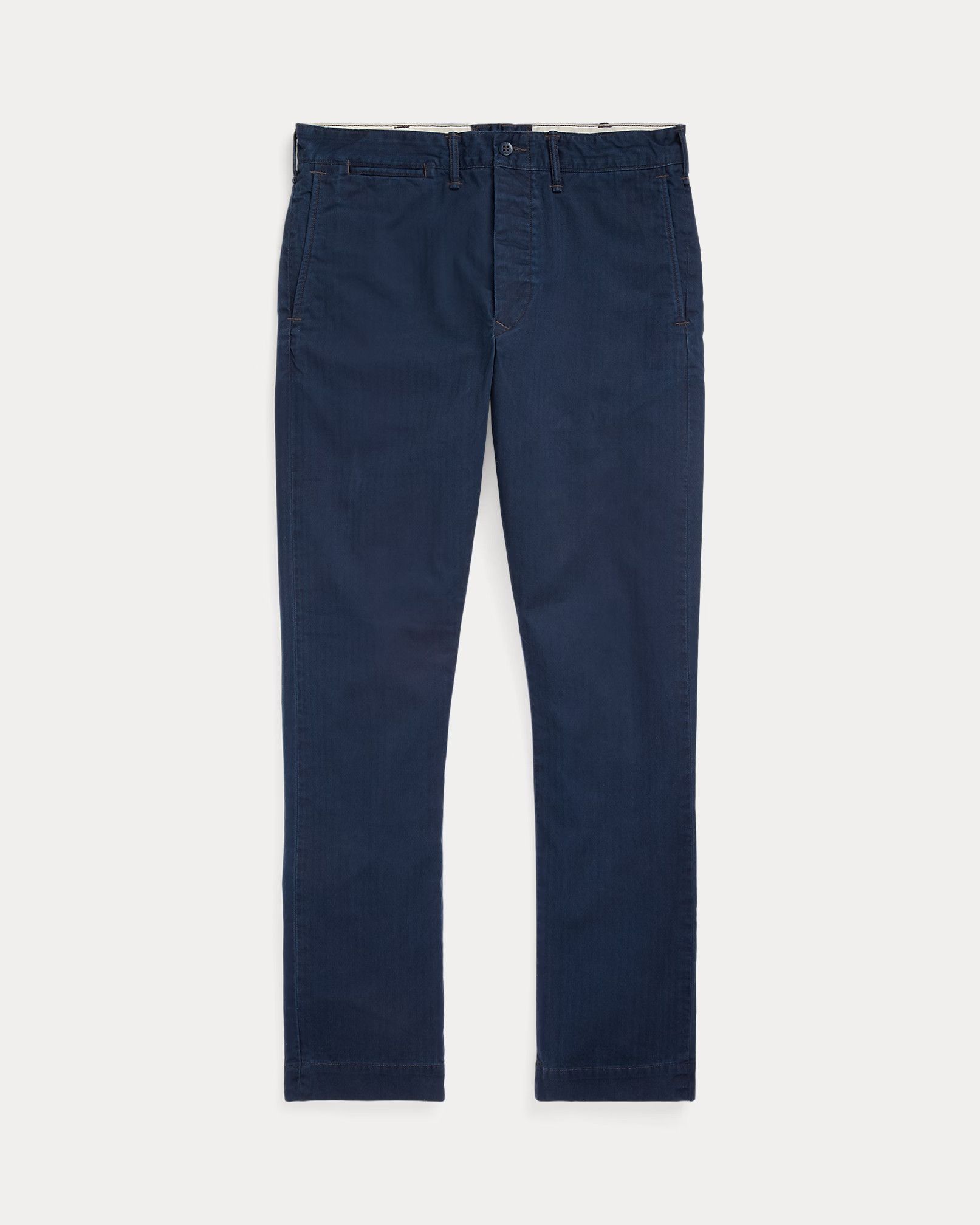 RRL Ralph Lauren RRL Slim Fit Herringbone Twill Pant Worth Navy Size US 34 / EU 50 - 1 Thumbnail
