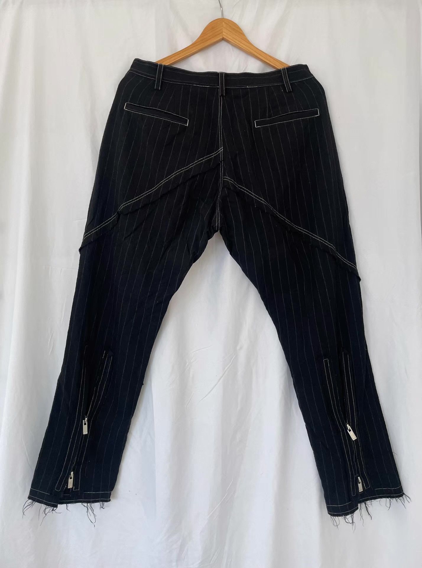 Sulvam Sulvam 17AW Wool Zipper Pants Ｑ21 Size US 36 / EU 52 - 7 Thumbnail