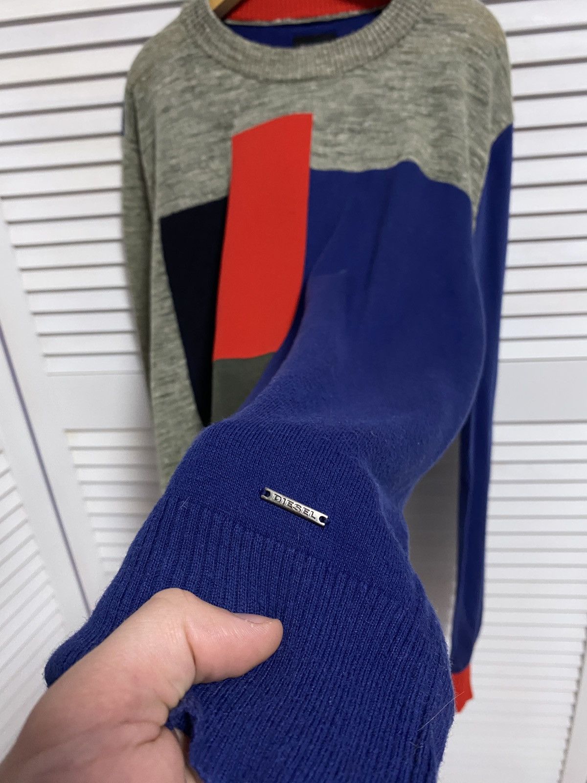Diesel 😍 Vintage Sweater Diesel Italy Design Knit OldMoney Size US L / EU 52-54 / 3 - 4 Thumbnail